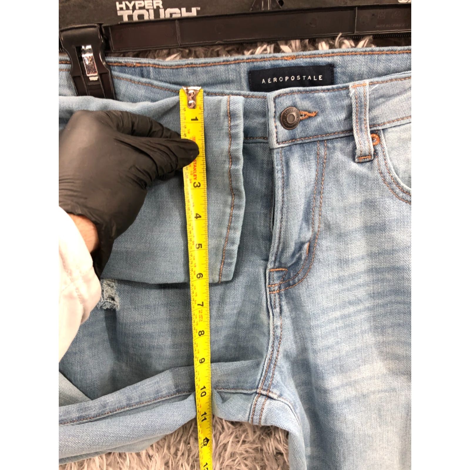 Aeropostale Aeropostale Jeans Skinny 30x32 Mens Mid Blue Wash Denim 5-Pocket Regular Fit Belt Loops"} Size US 30 / EU 46 - 4 Thumbnail