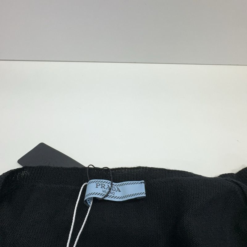 Prada Prada Black VNeck Knit Sweater for Men-2506 Size US L / EU 52-54 / 3 - 2 Thumbnail