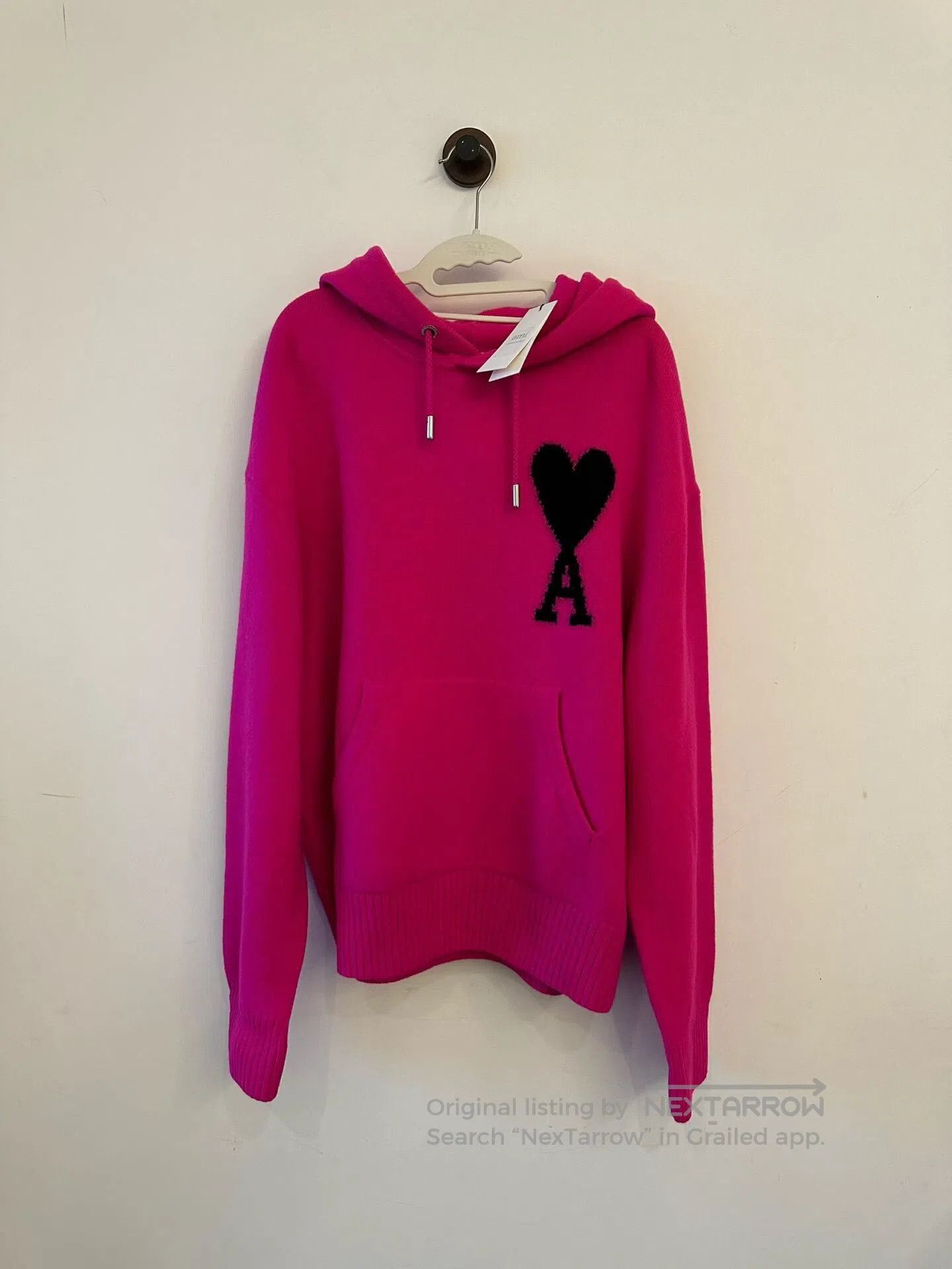 AMI ami Heart Wool Hoodie. Size L / US 10 / IT 46 - 1 Thumbnail