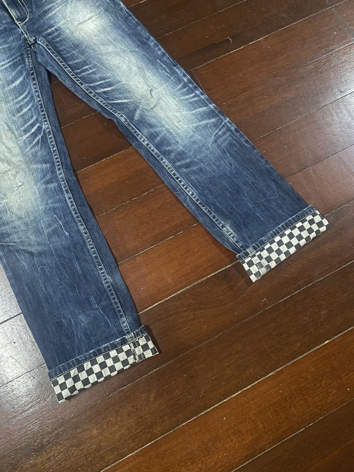 If Six Was Nine Flare Red Papper If six Was Nine Style Buckle Back Denim ☠️🎌 Size US 34 / EU 50 - 9 Thumbnail