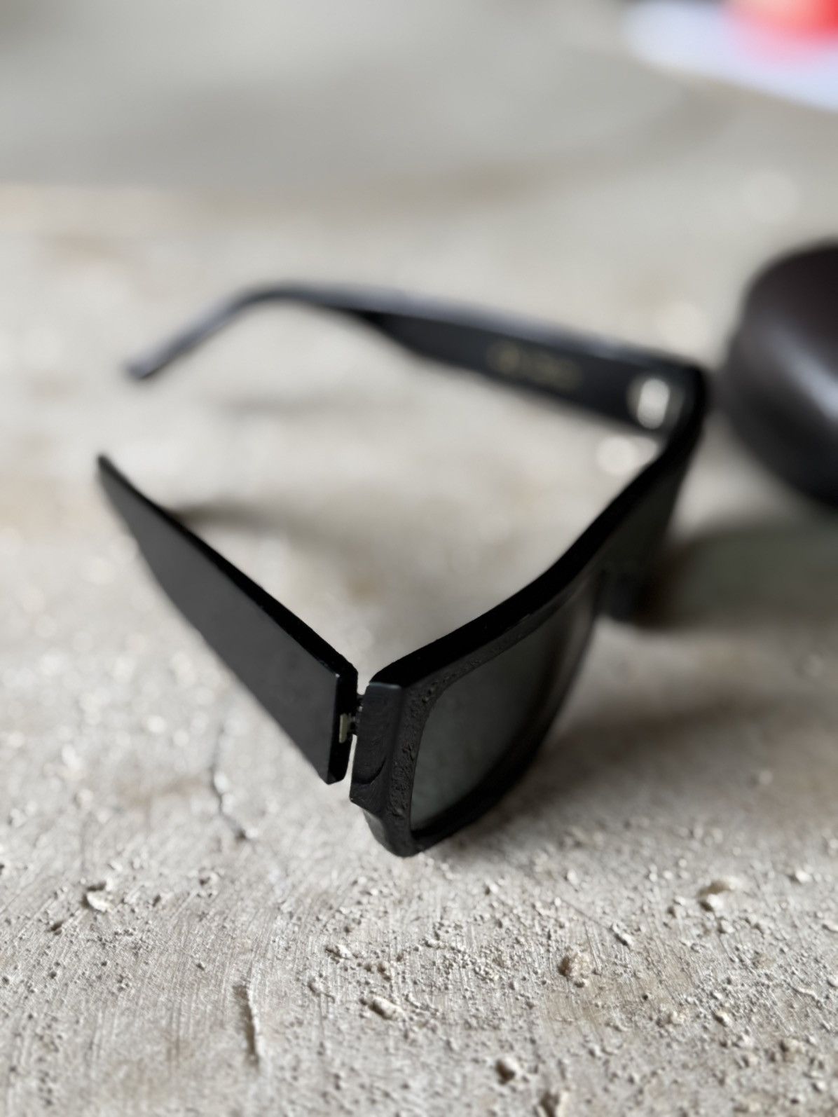 Lesca Lunetier LESCA LUNETIER BLACK SUNGLASES Size ONE SIZE - 3 Thumbnail