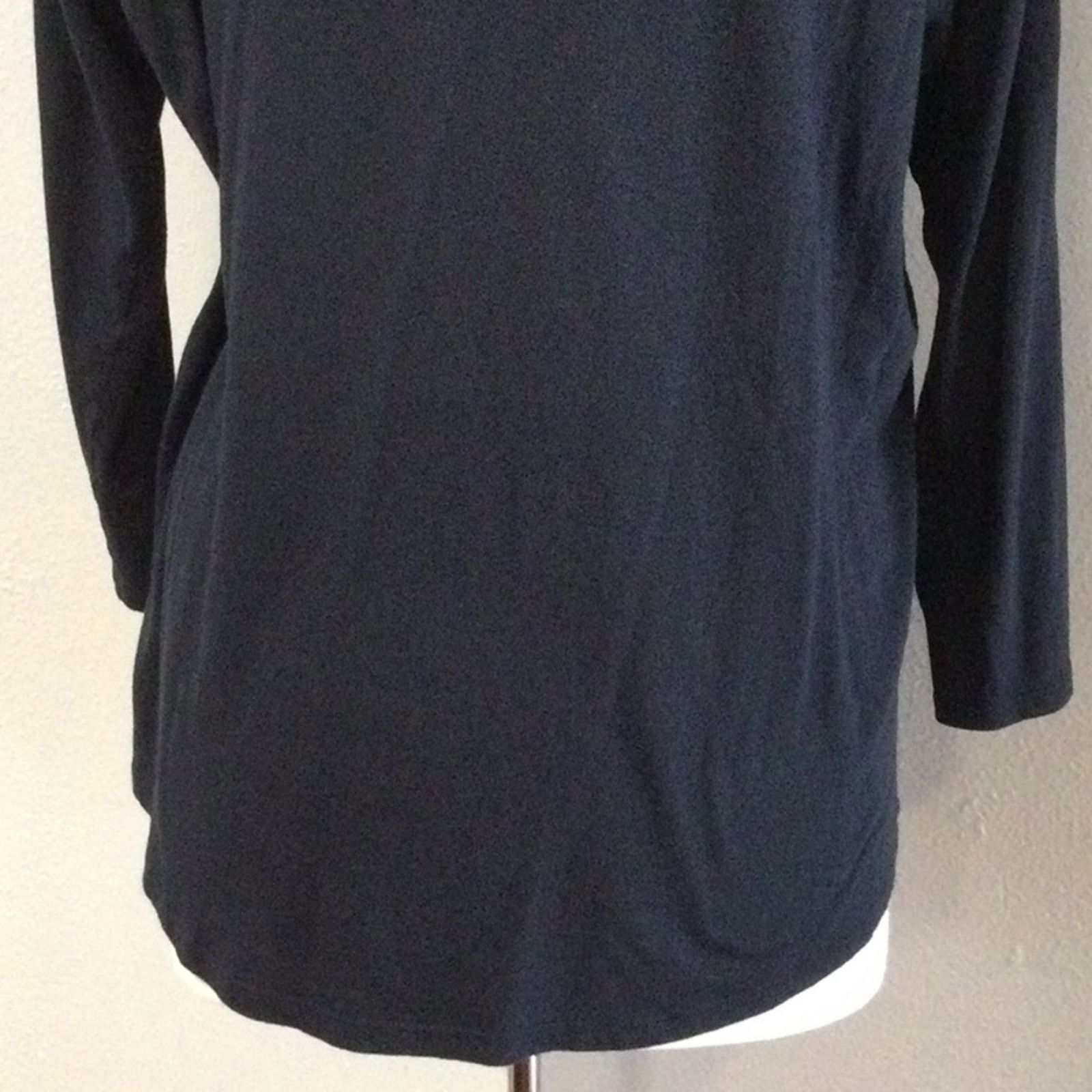 Banana Republic Banana Republic Navy 3/4 Dolman Sleeve T-Shirt L Size L / US 10 / IT 46 - 9 Thumbnail