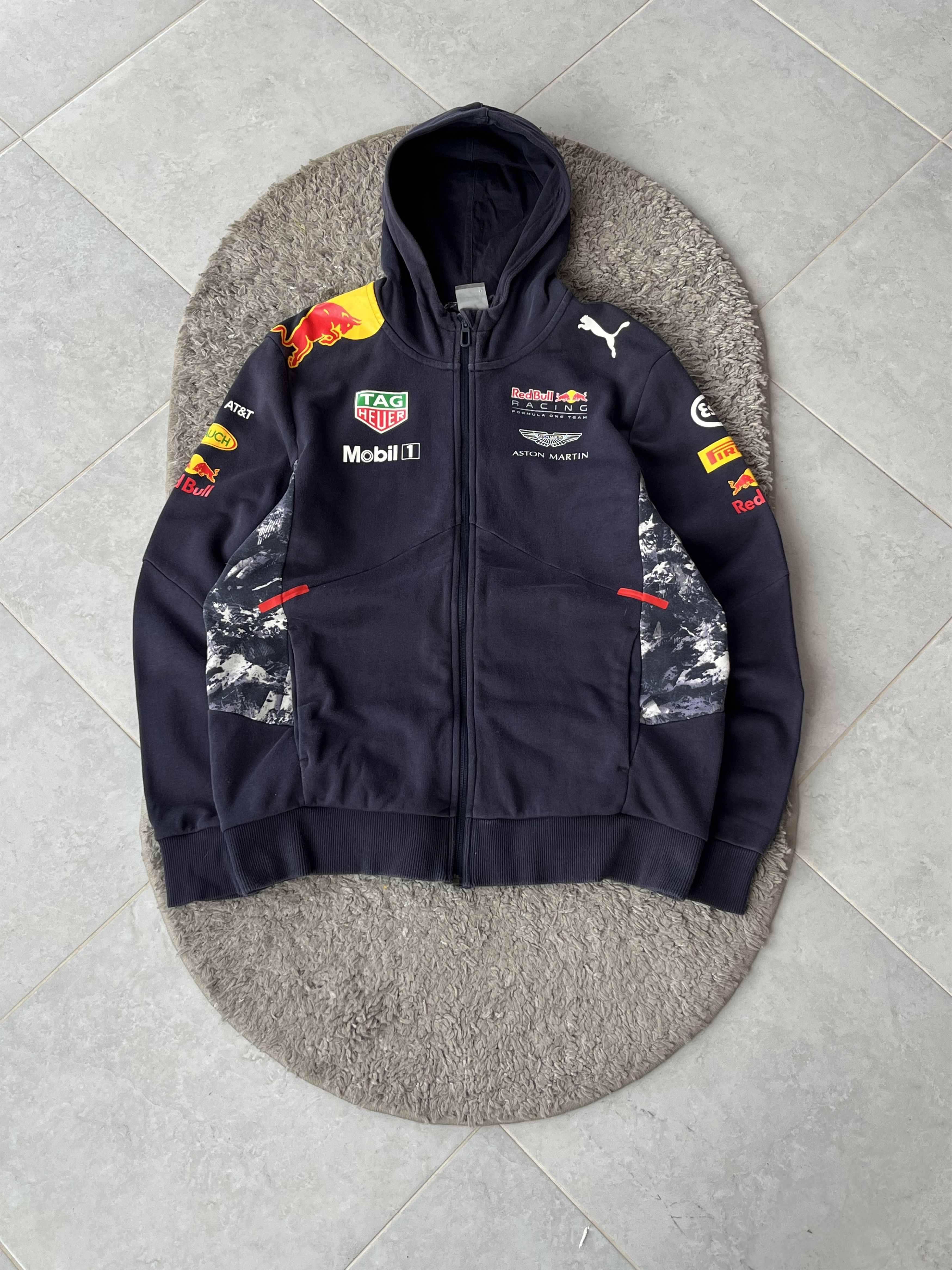 Puma Puma Red Bull Racing Team Aston Martin F1 Vintage Y2K Zip Size US L / EU 52-54 / 3 - 1 Thumbnail
