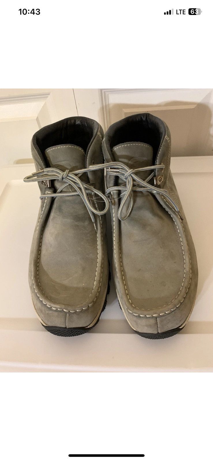 Marc Ecko Marc Ecko mens sz 13 chukka boots shoes gray Size US 13 / EU 46 - 4 Thumbnail