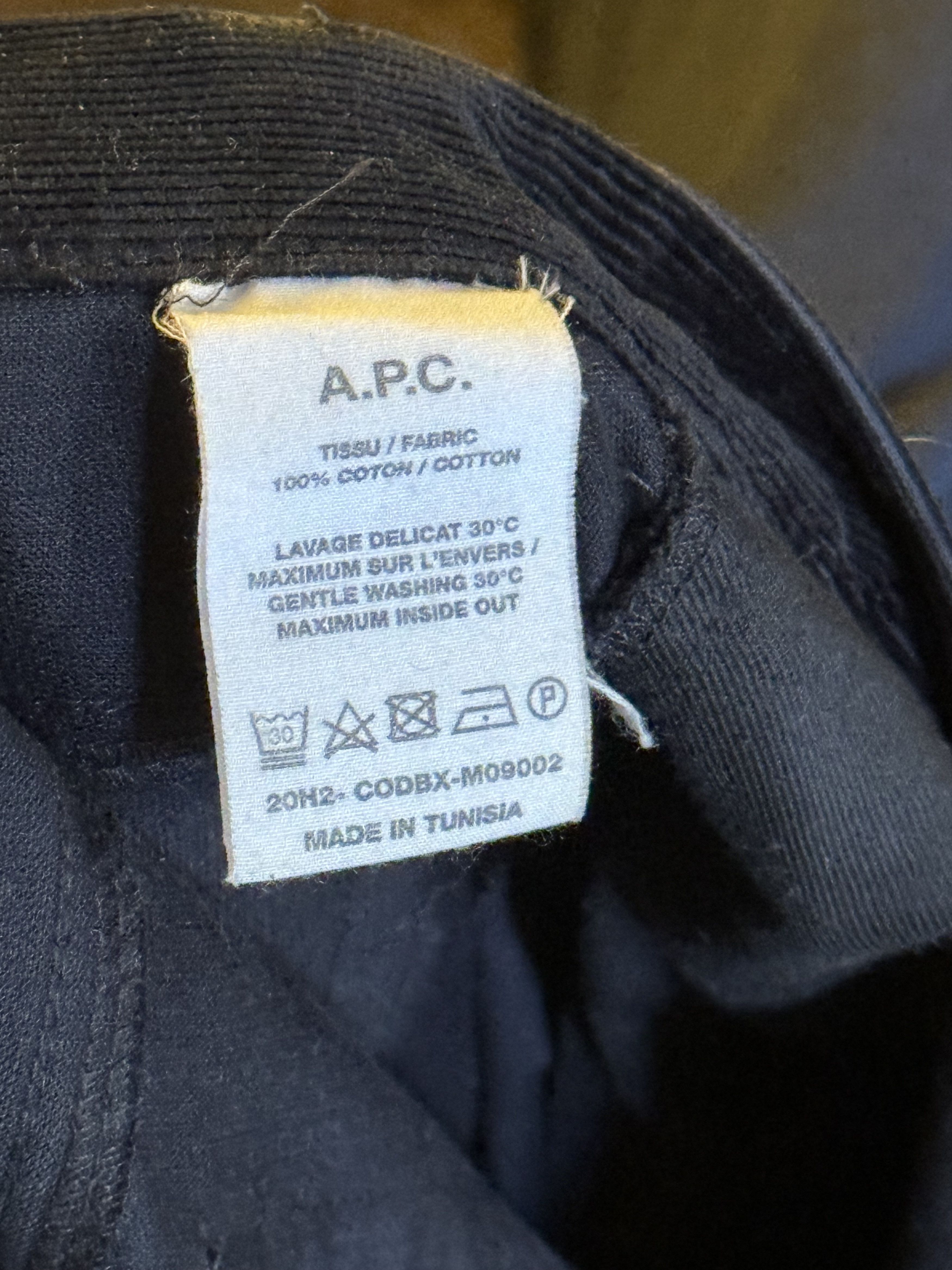 A.P.C. A.P.C. Petit Standard Black Corduroy Size US 29 - 6 Thumbnail