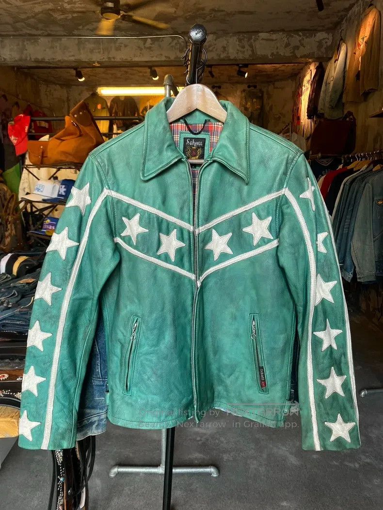 Schott Schott Starlink leather jacket Size US M / EU 48-50 / 2 - 1 Thumbnail