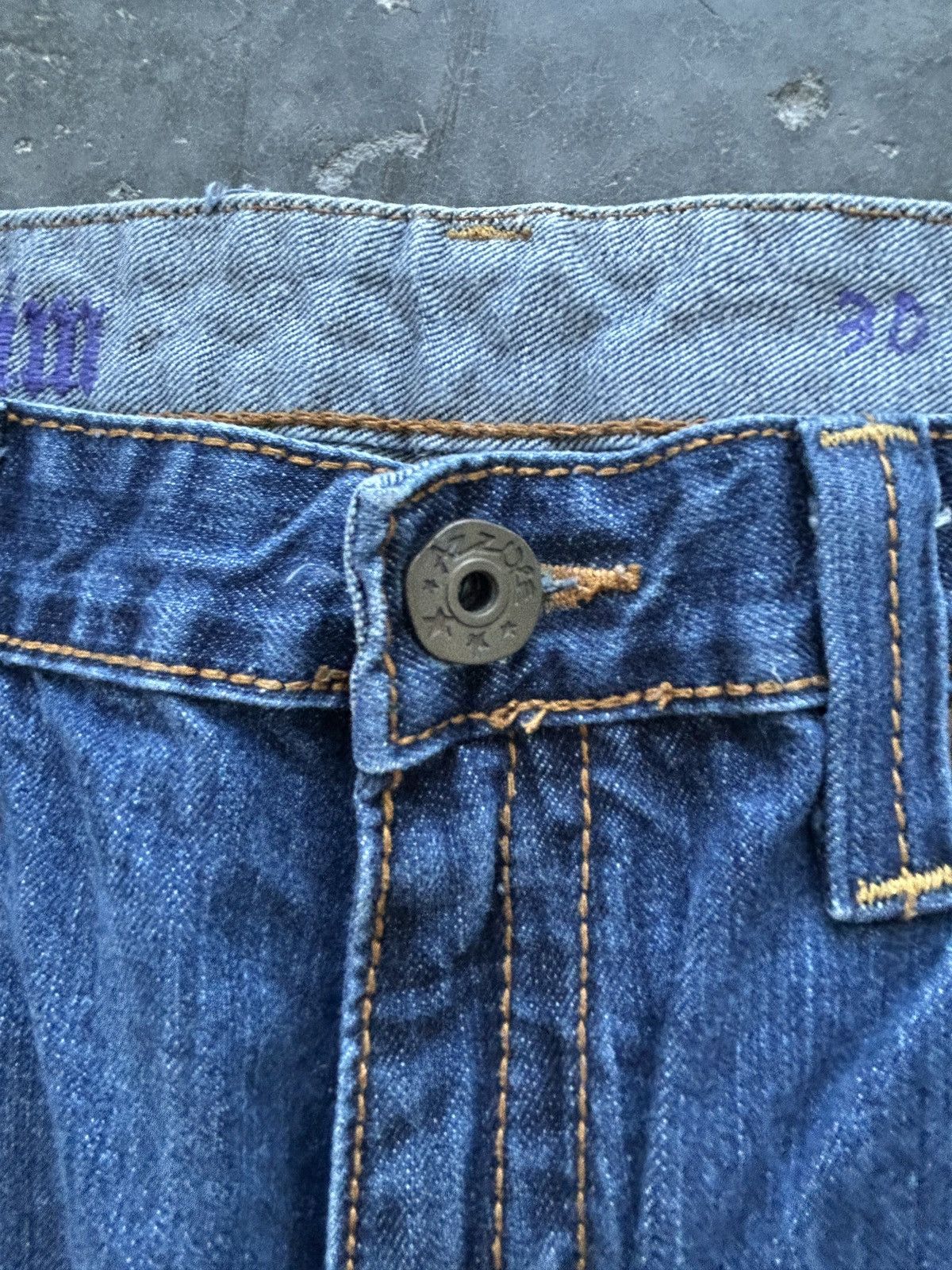 JNCO Vintage Y2K Azzure Embroidered Wings Baggy Jeans Size US 38 / EU 54 - 6 Thumbnail