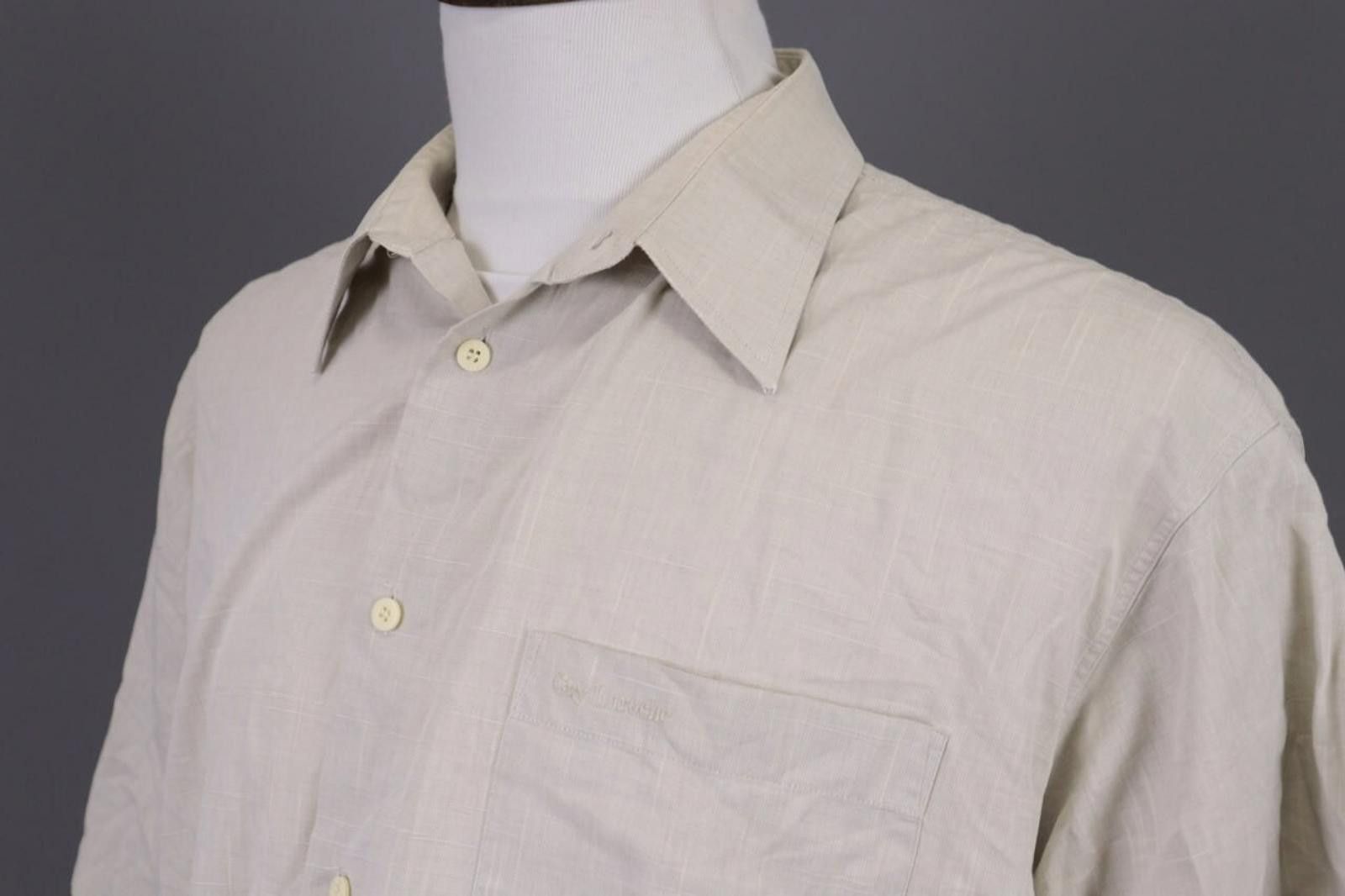 Guy Laroche Vintage Guy Laroche Paris Beige Button Down Shirt Size 44 Size US M / EU 48-50 / 2 - 9 Thumbnail