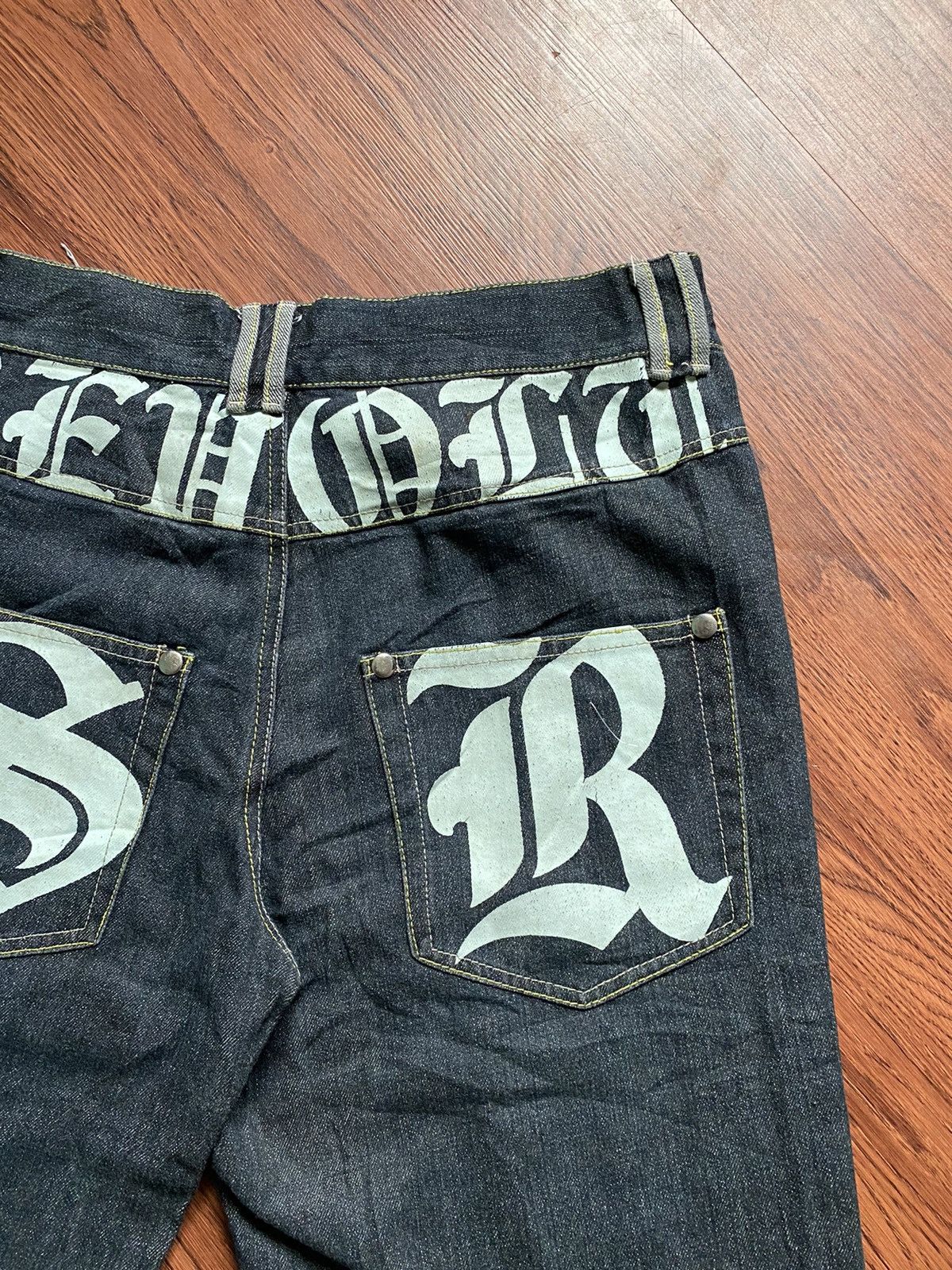 Japanese Brand Octopus Army Jeans Size US 34 / EU 50 - 5 Thumbnail