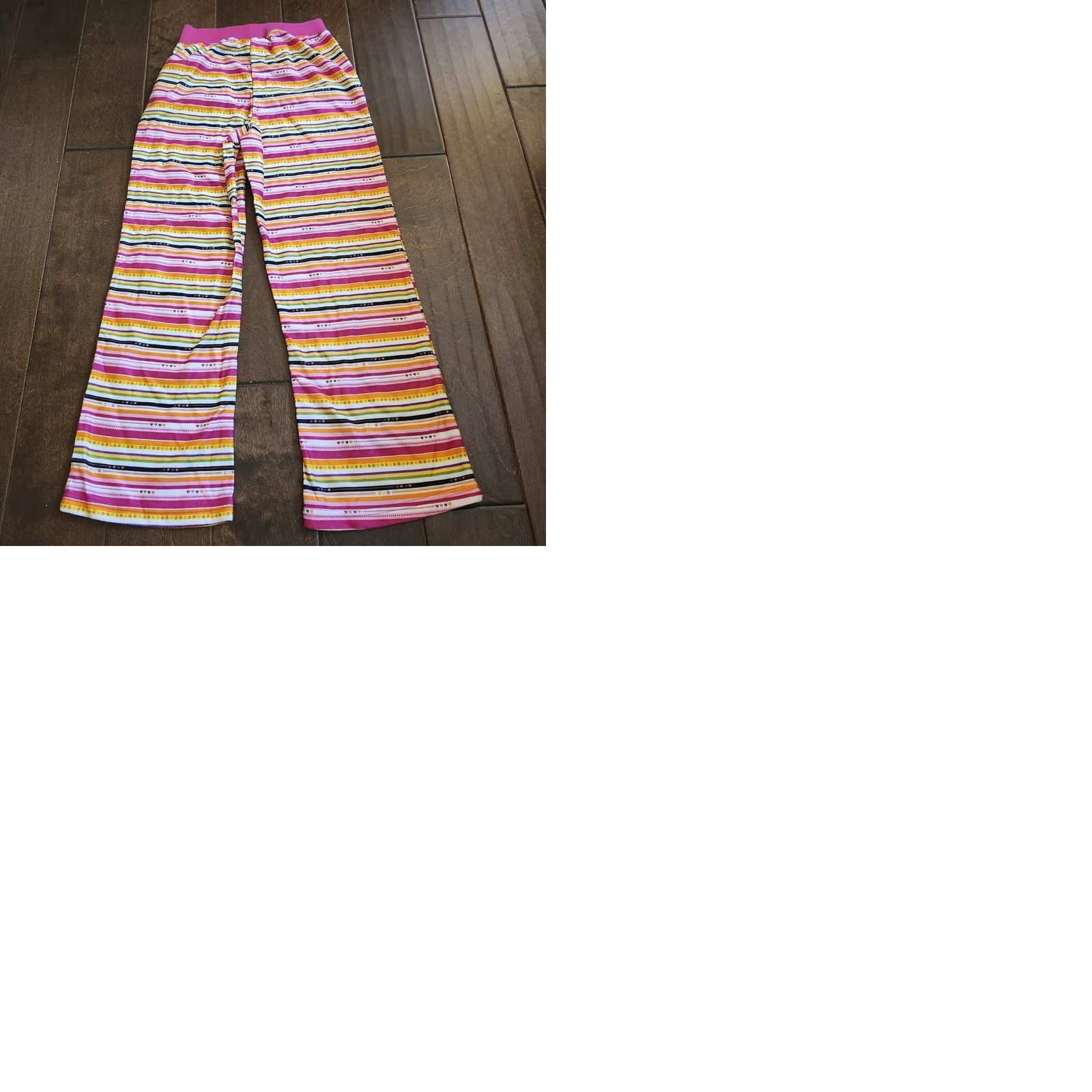 SKECHERS Skechers Sleepwear Pants Striped Multicolor - Juniors 7/8 - Women's Pajama Pants - Polyester - Machine Washable - Colorful Sleepwear Size 28" / US 6 / IT 42 - 10 Thumbnail