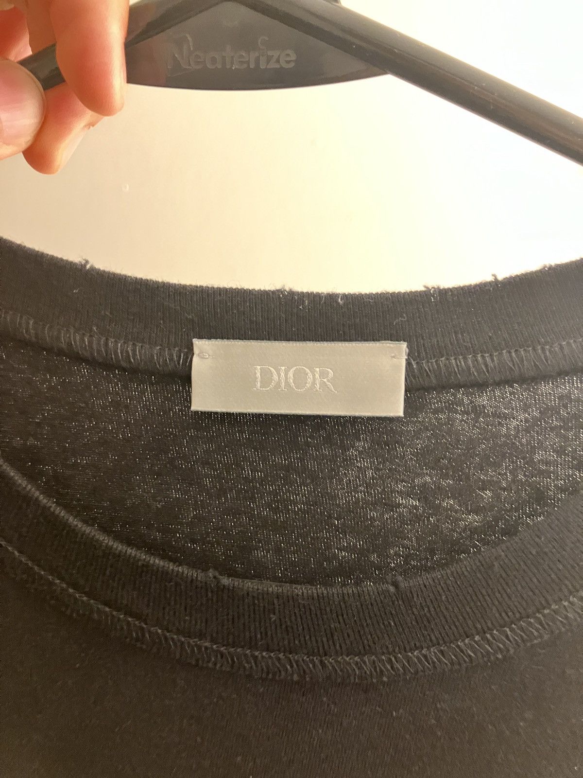 Christian Dior Monsieur Dior Bobby 1947 Embroidered Black T-shirt Size US L / EU 52-54 / 3 - 3 Thumbnail