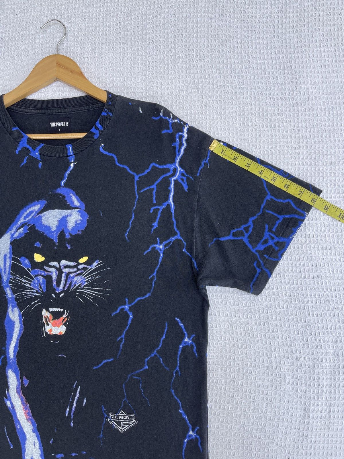 The People Vs. Last Drop🔥The People Vs Panther Thunder Shirt Lightning Aop Size US L / EU 52-54 / 3 - 18 Thumbnail