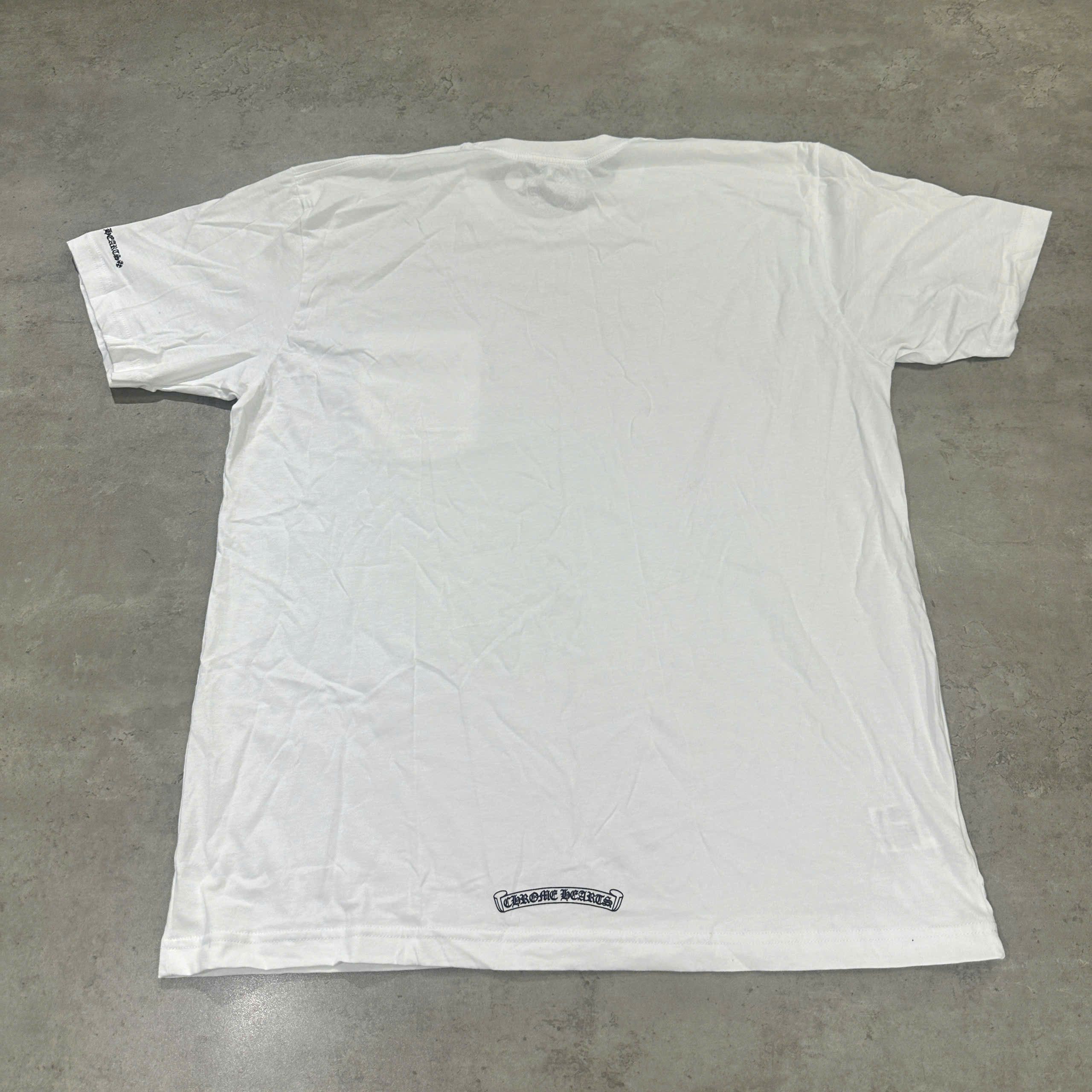 Chrome Hearts Chrome hearts short sleeve T-SHIRT WHITE Size US XL / EU 56 / 4 - 4 Thumbnail
