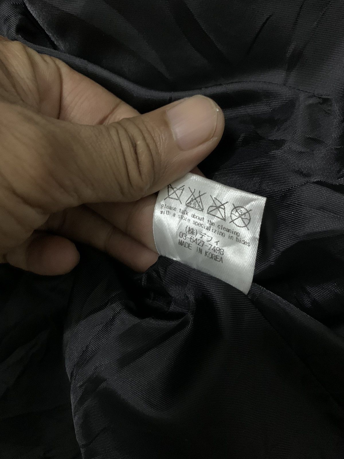 Genuine Leather × Japanese Brand Crop top leather bike jacket by simone list (B) Size M / US 6-8 / IT 42-44 - 9 Thumbnail