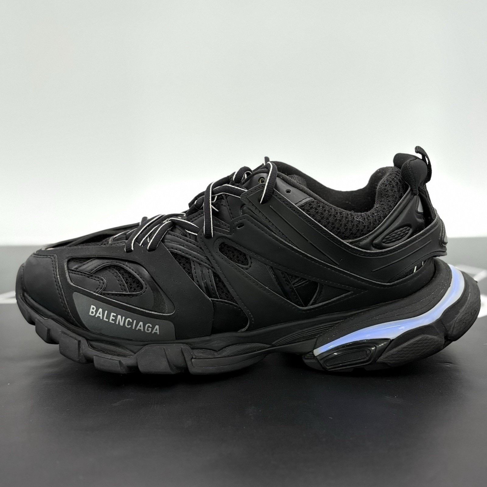 Balenciaga Balenciaga Track LED Sneaker ' Black ' | GOOD CONDITION! Size US 10 / EU 43 - 8 Thumbnail