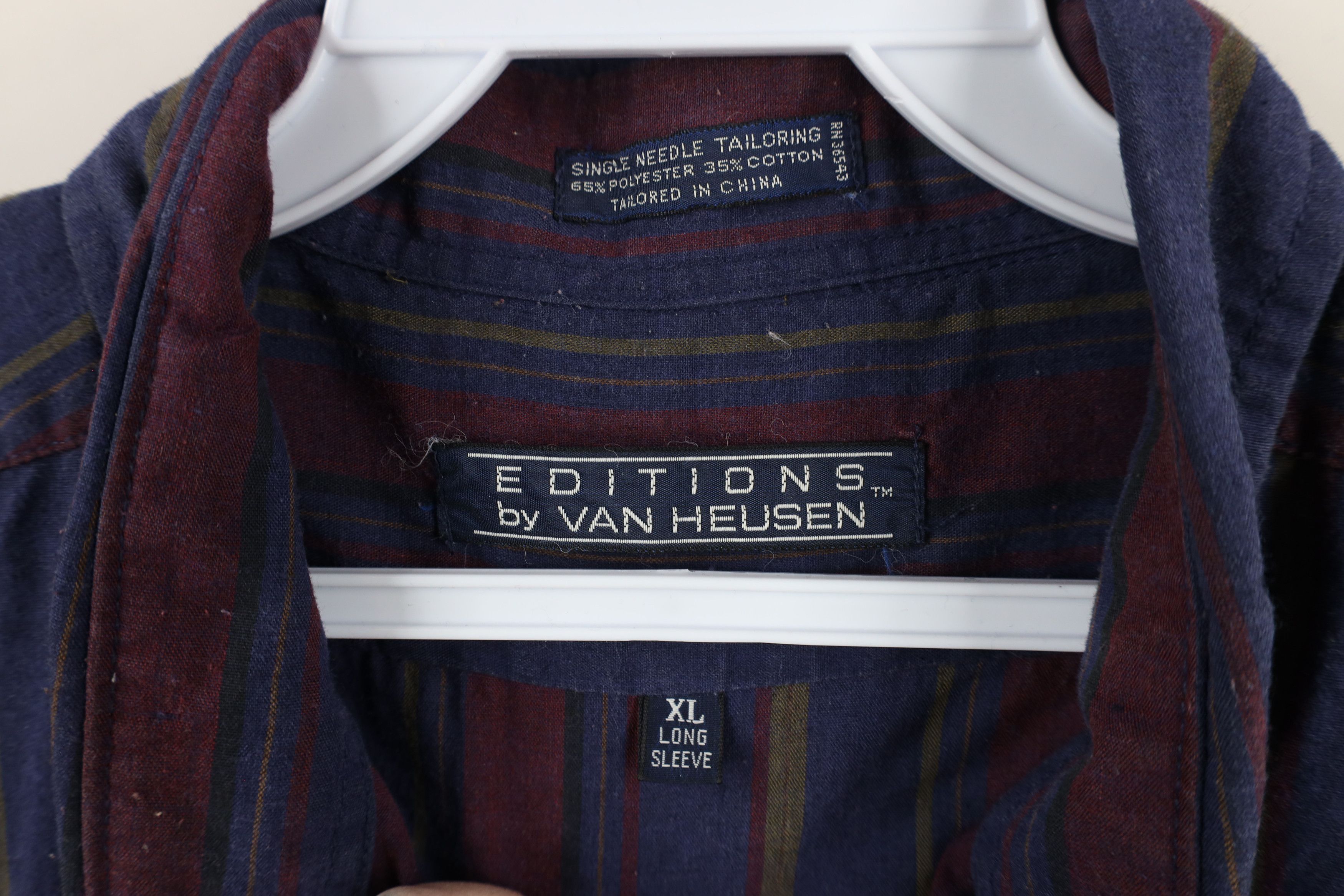 Vintage Vintage 90s Streetwear Striped Collared Button Down Shirt Size US XL / EU 56 / 4 - 6 Thumbnail