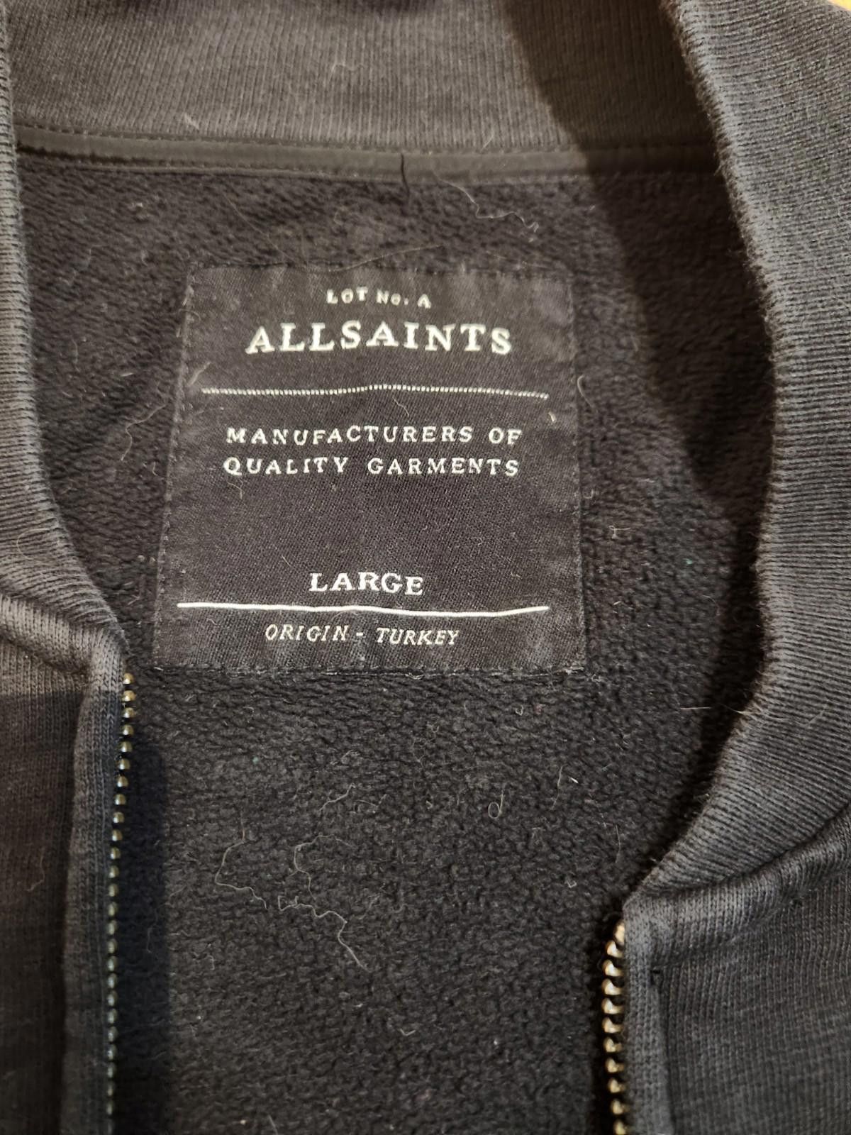 Allsaints All Saints Men's Vetic Bomber Jacket Soft Shell Sleeves L Size US L / EU 52-54 / 3 - 6 Thumbnail