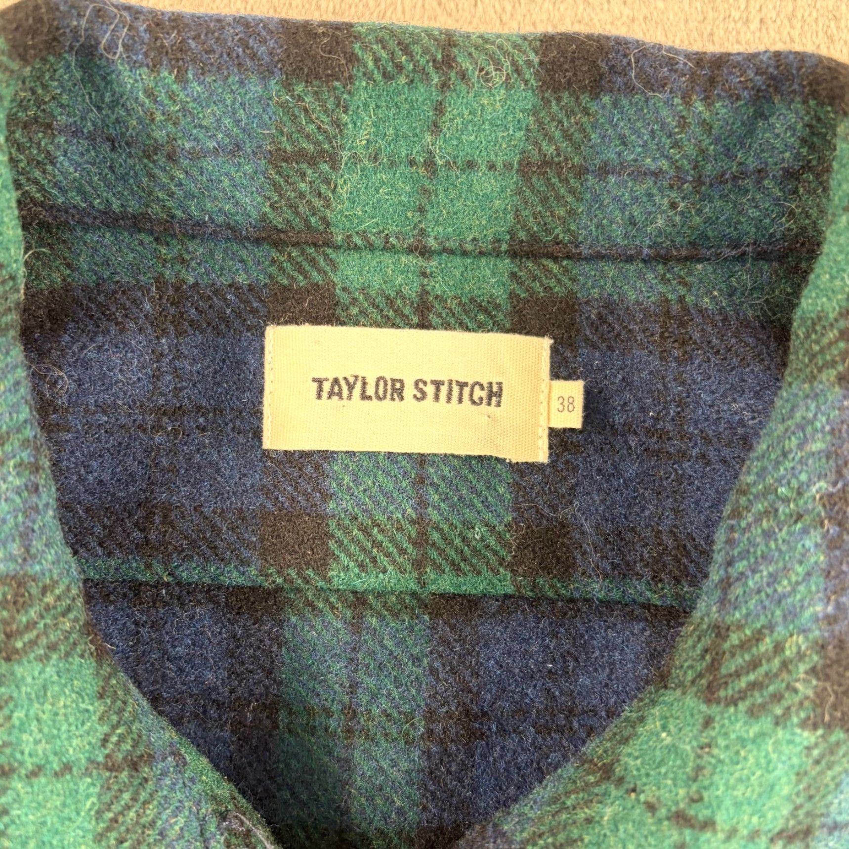 Taylor Stitch TAYLOR STITCH Coit Jacket in Blackwatch Men XL Regular Wool Blend Zip Up Overcoat Long Plaid 390? Size US XL / EU 56 / 4 - 2 Thumbnail