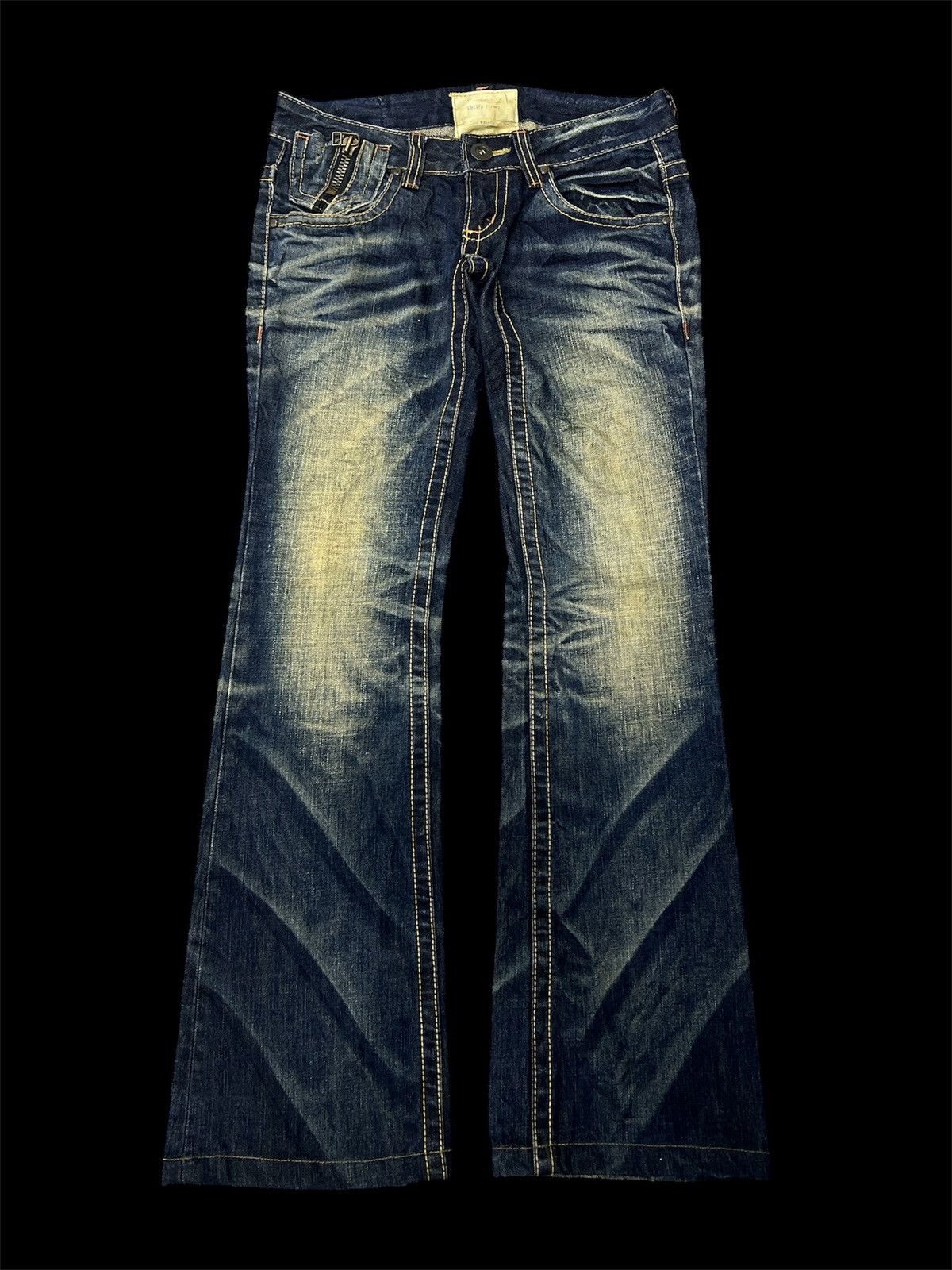 Japanese Brand × Jean FLARED‼️LOLITA RUSTY DISTRESSED DENIM PANT Size US 28 / EU 44 - 2 Thumbnail