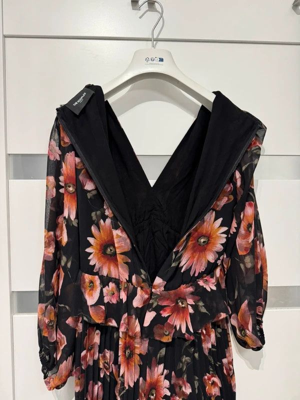 The Kooples The Kooples Floral Print Pleated Mini Dress size 1 S Size S / US 4 / IT 40 - 10 Thumbnail