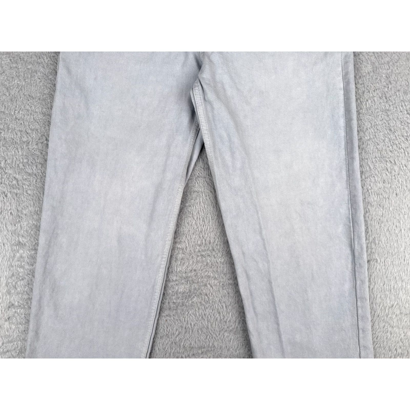 Zara Zara Jeans Womens 2 Blue Denim The Grunge Pant Wide Leg Mid Rise Cotton 27x25 Size 26" / US 2 / IT 38 - 3 Thumbnail