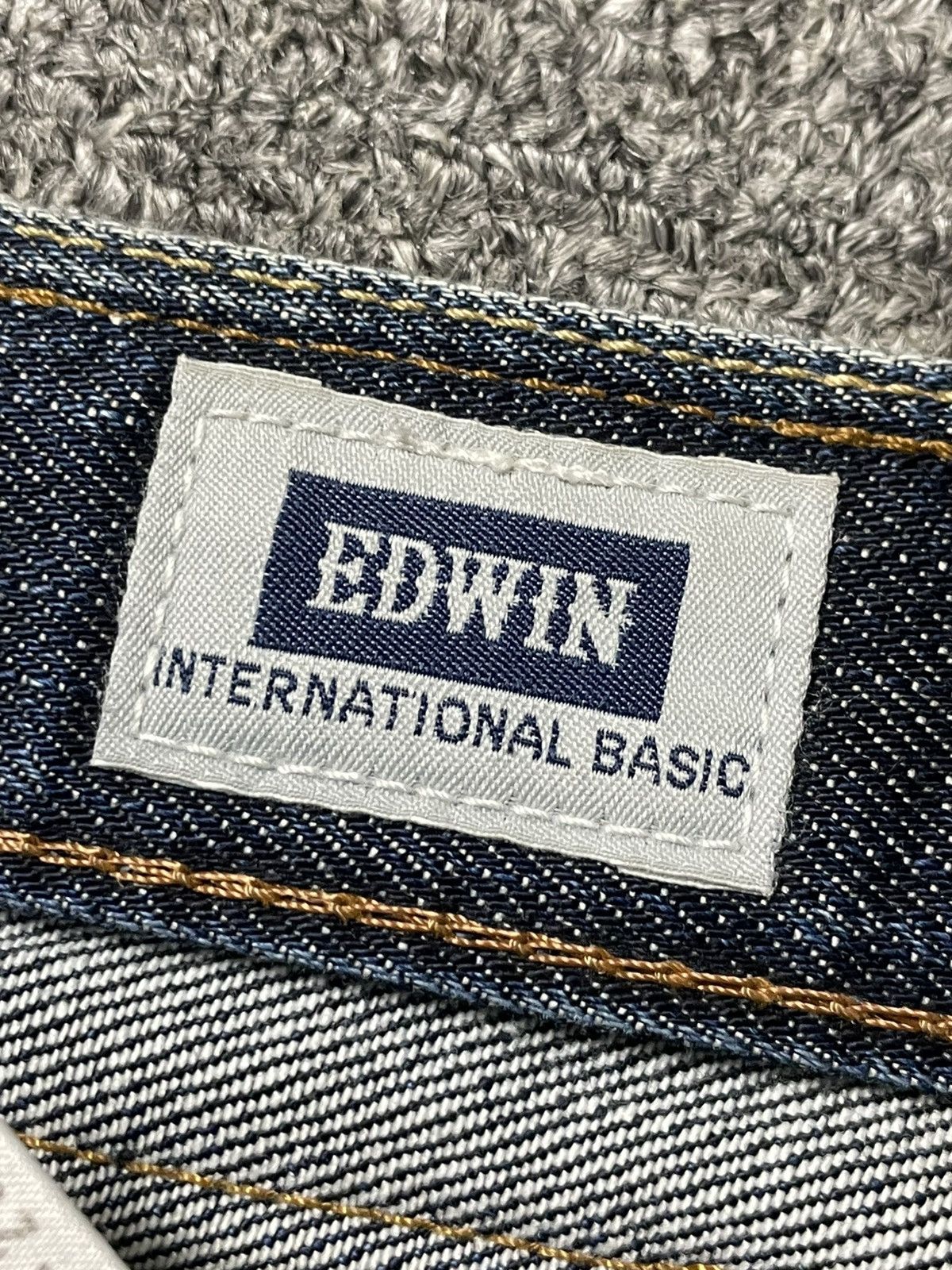 Edwin × Japanese Brand × Vintage Vintage EDWIN Men’s Straight Jeans (91) Size US 35 - 7 Thumbnail