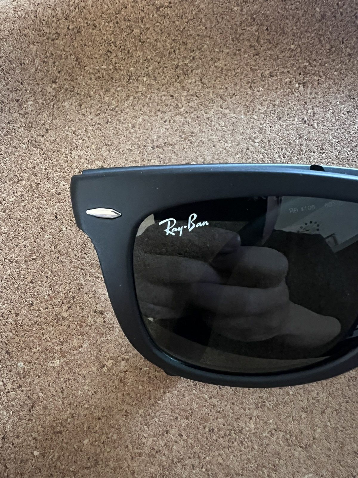 RayBan Rayban folding wayfarer matte black Size ONE SIZE - 3 Thumbnail