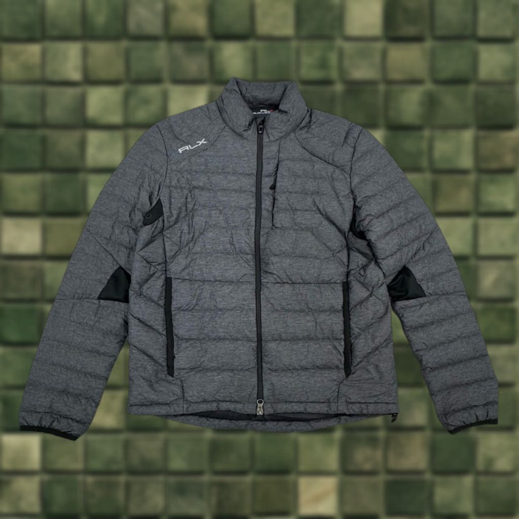 Ralph Lauren Ralph Lauren RLX Gray Puffer Jacket Adult Small Duck Down Water Repellent Zip Mens Size US S / EU 44-46 / 1 - 1 Thumbnail