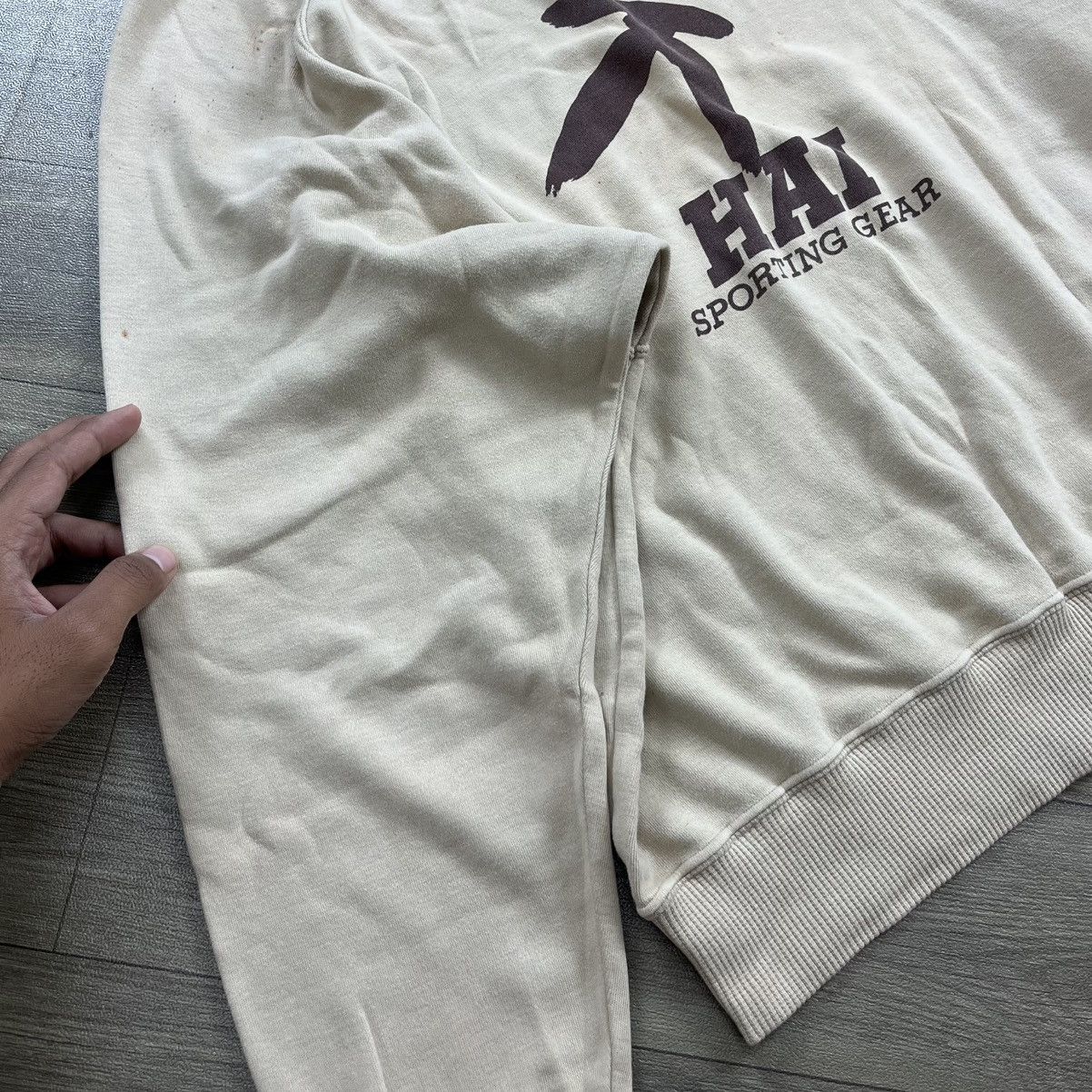 Hai Sporting Gear Vintage Issey Miyake Hai Sporting Gear Big Logo Sweatshirts Size US L / EU 52-54 / 3 - 13 Thumbnail