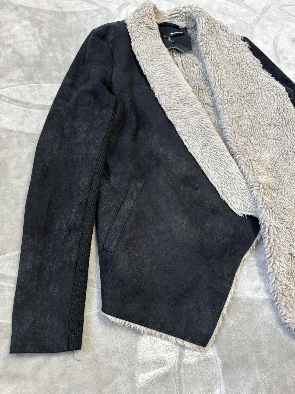 The Kooples The Kooples Faux Shearling Jacket Sherpa Asymmetric size M Size M / US 6-8 / IT 42-44 - 6 Thumbnail