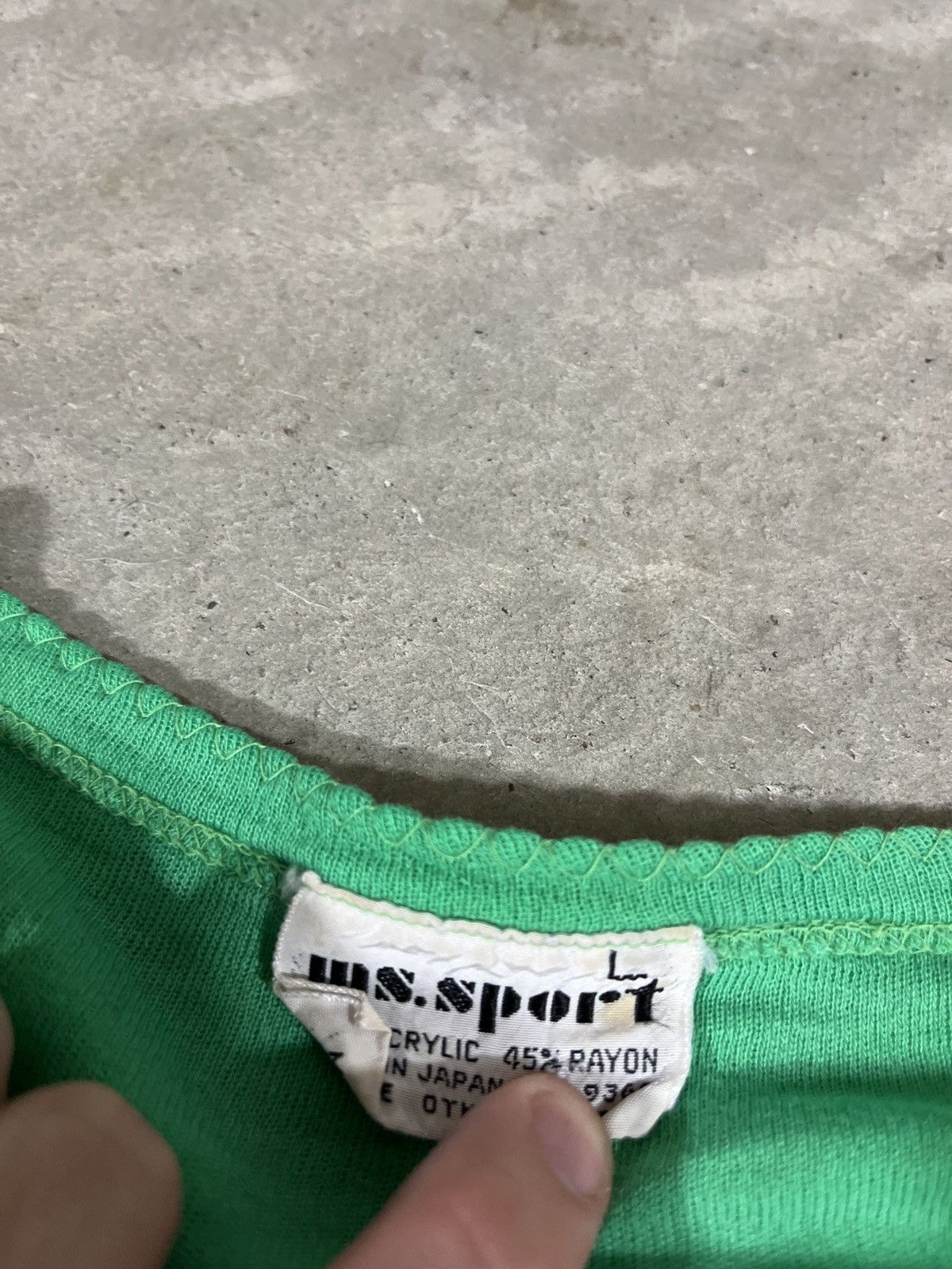 Vintage Vintage 70s Blank Green Boxy T Shirt Size L / US 10 / IT 46 - 7 Thumbnail