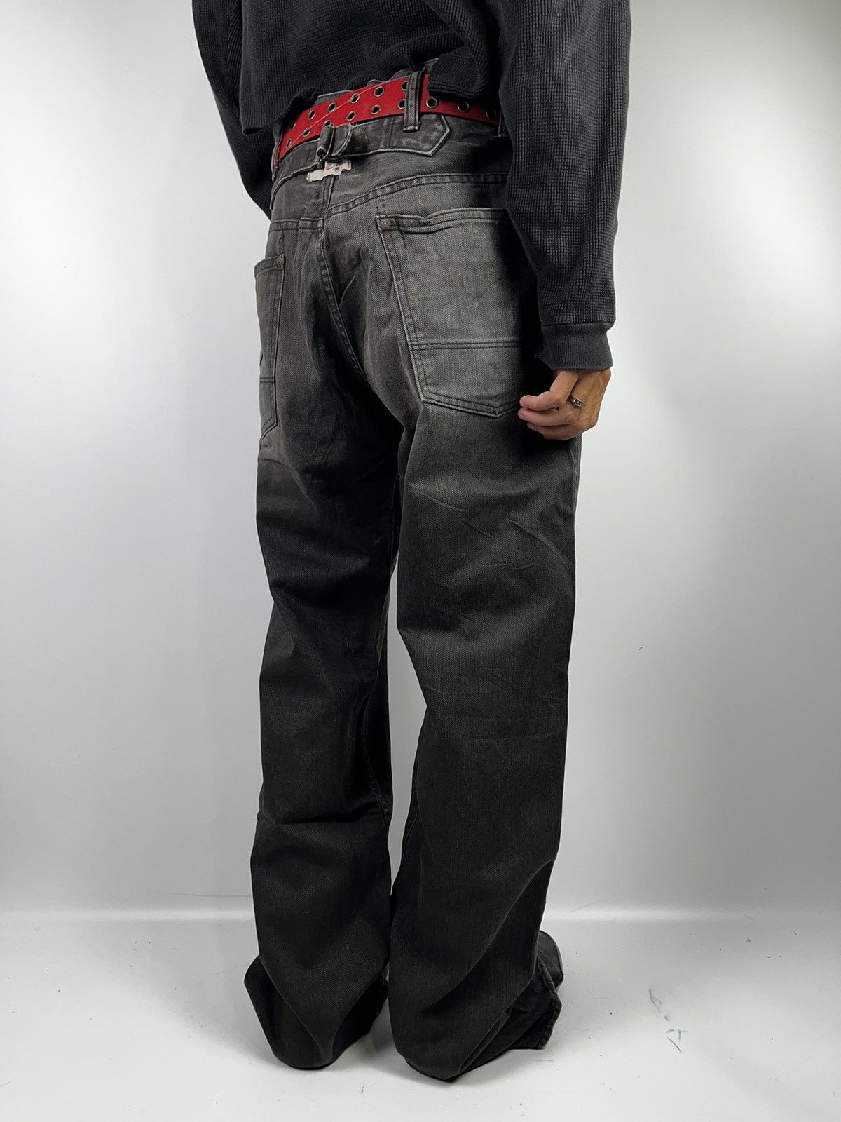 Big John Vintage big john japan buckle back style jeans Size US 33 - 2 Thumbnail