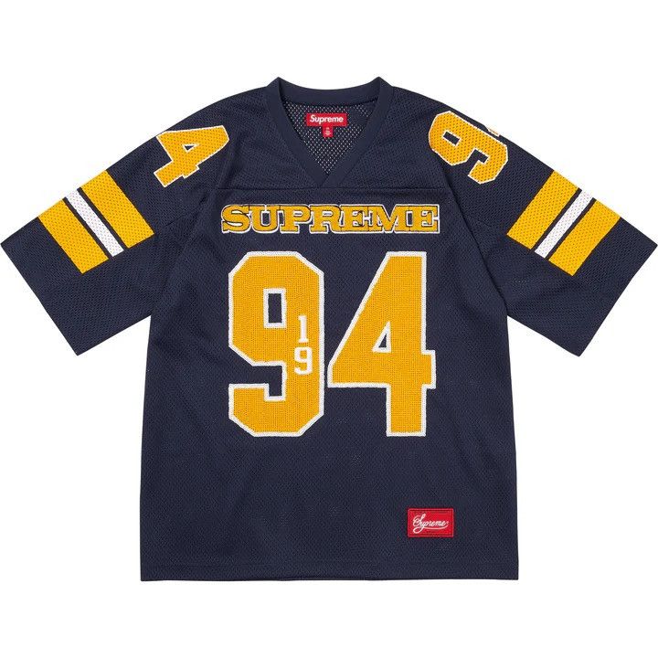 Supreme Sequin Football Jersey 94 ブラウン Supreme Sequin Football Jersey 94 ブラウン @PingChunCheng1's
