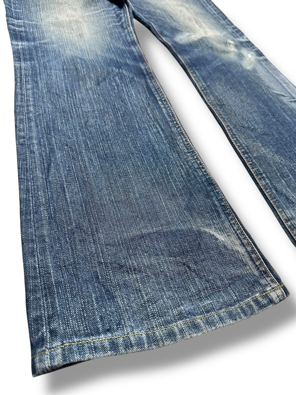 Lee Vintage Lee Riders jeans with Flare Distressed and FadedWash Size US 36 / EU 52 - 16 Thumbnail