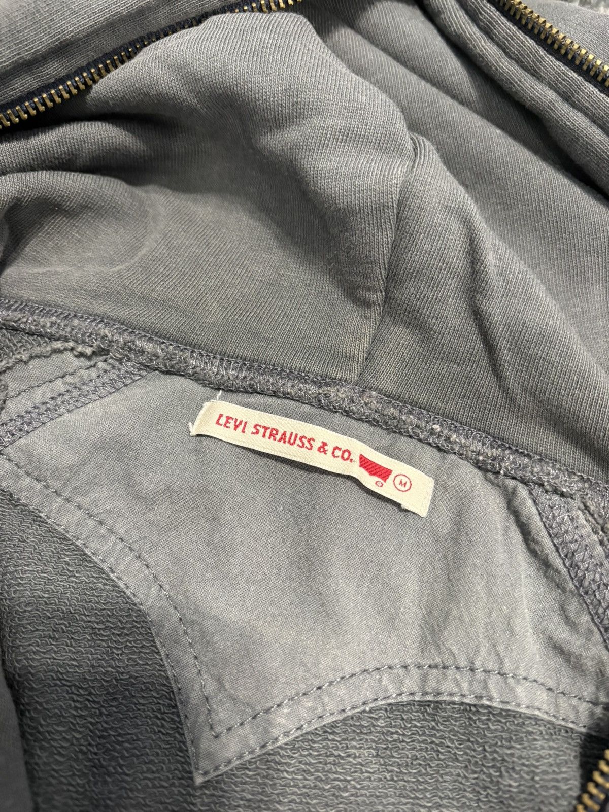 Levi's Vintage Clothing Vintage Levis Full Zip Y2K Grey Japanese Hoodie Size US M / EU 48-50 / 2 - 8 Thumbnail