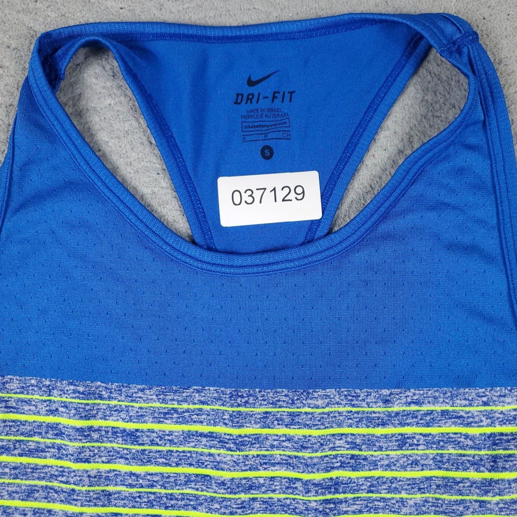 Nike Nike Tank Top Womens Small Blue Swoosh Active Running Training Size S / US 4 / IT 40 - 2 Thumbnail