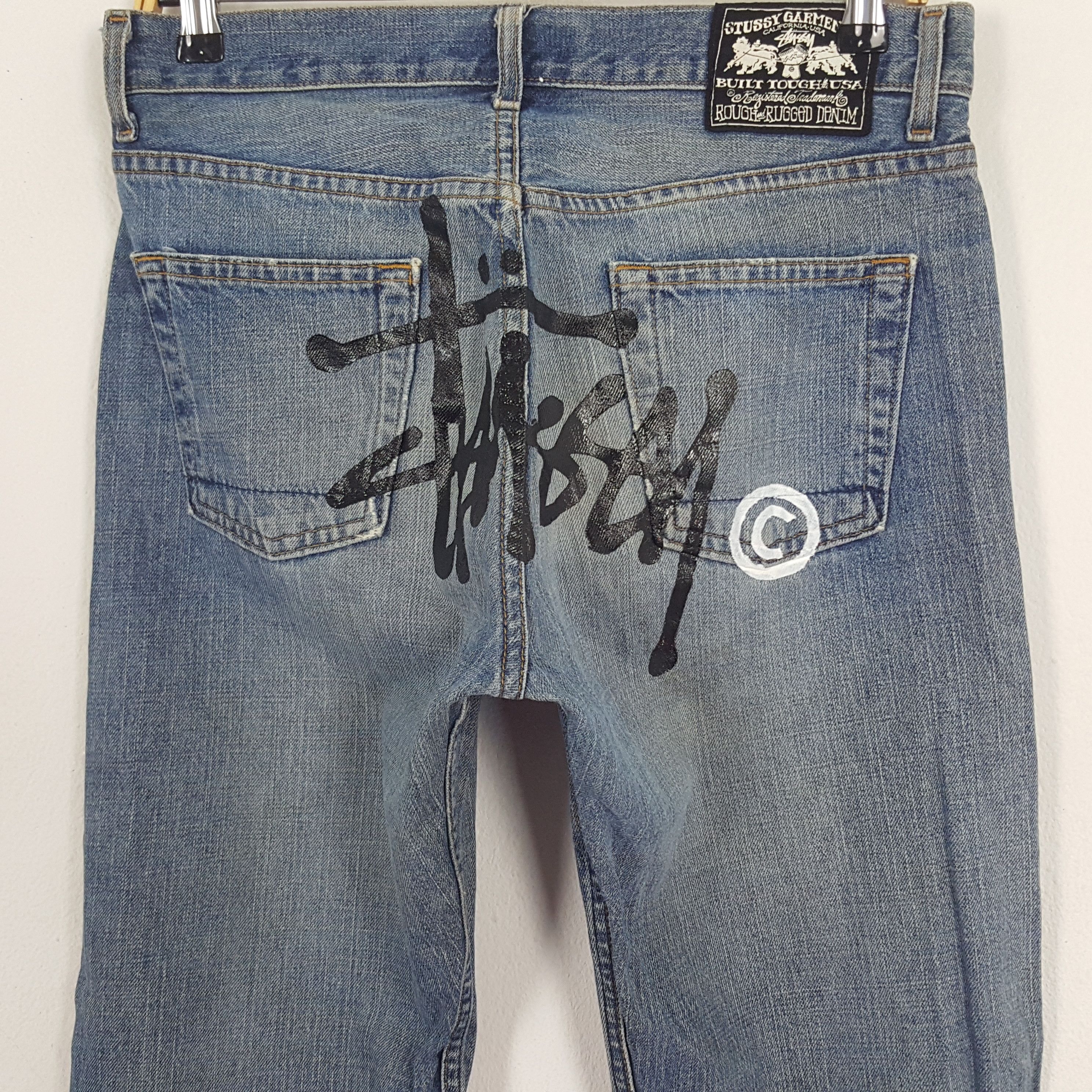 Stussy × Vintage Vintage Stussy American Streetwear Style Denim Jeans Size US 30 / EU 46 - 2 Thumbnail