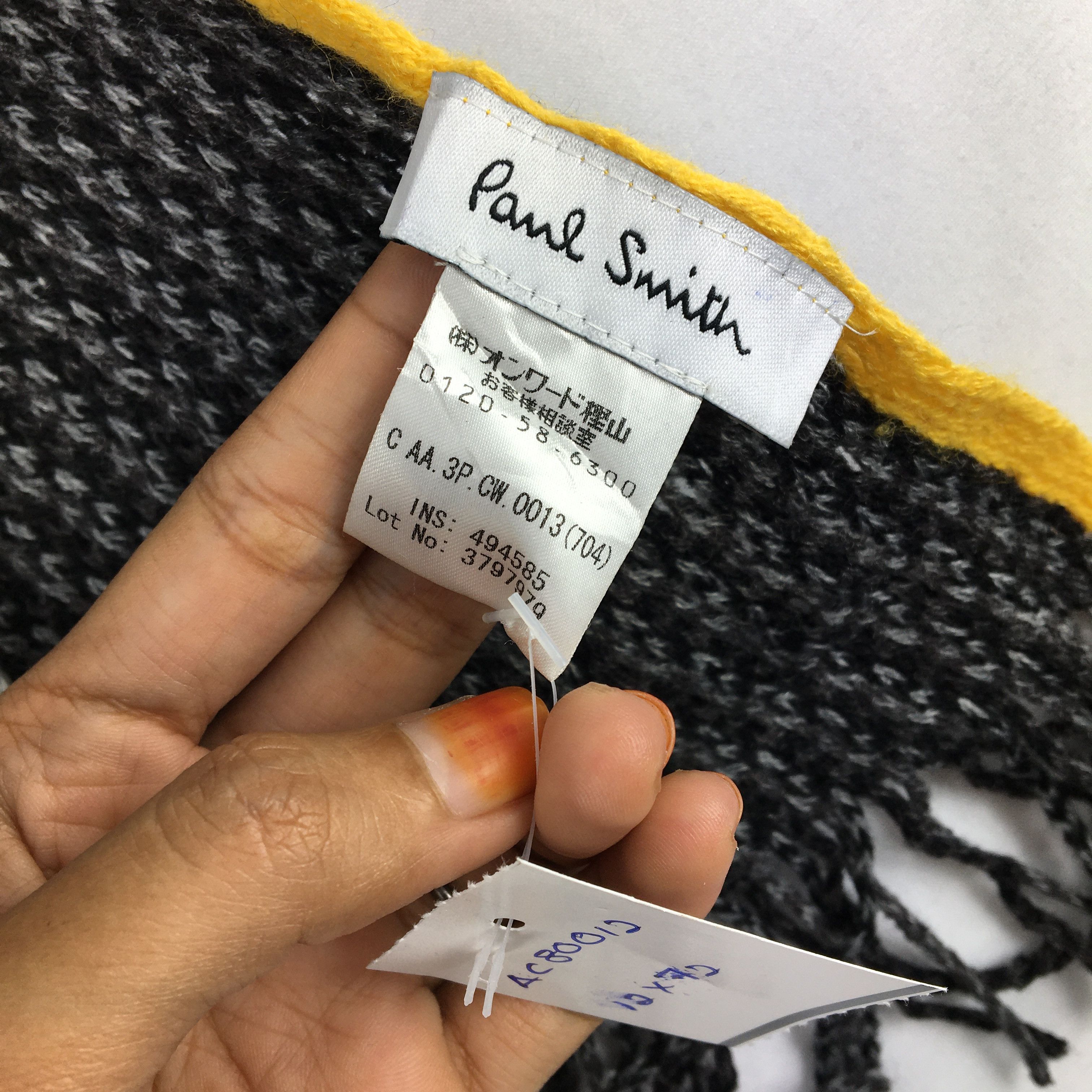 Paul Smith Vintage Paul Smith Scarf Muffler Knit Wool Winter Scarves . Size ONE SIZE - 3 Thumbnail