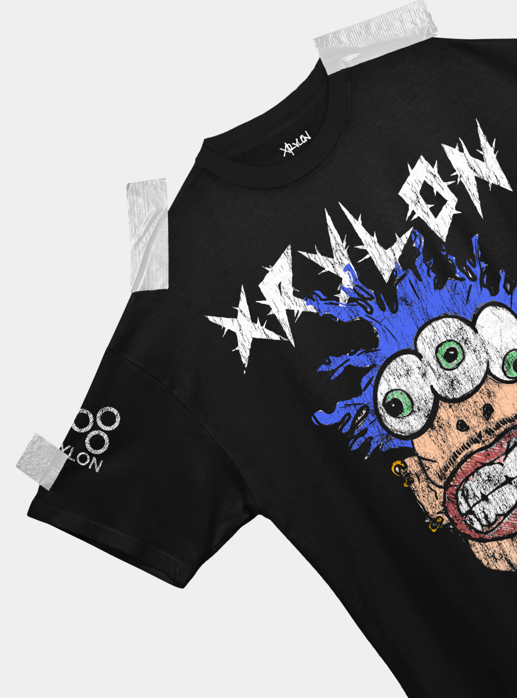 Designer × Vintage Premium Heavy Tee – Overload by Xrylon | 300gsm Size US L / EU 52-54 / 3 - 3 Thumbnail