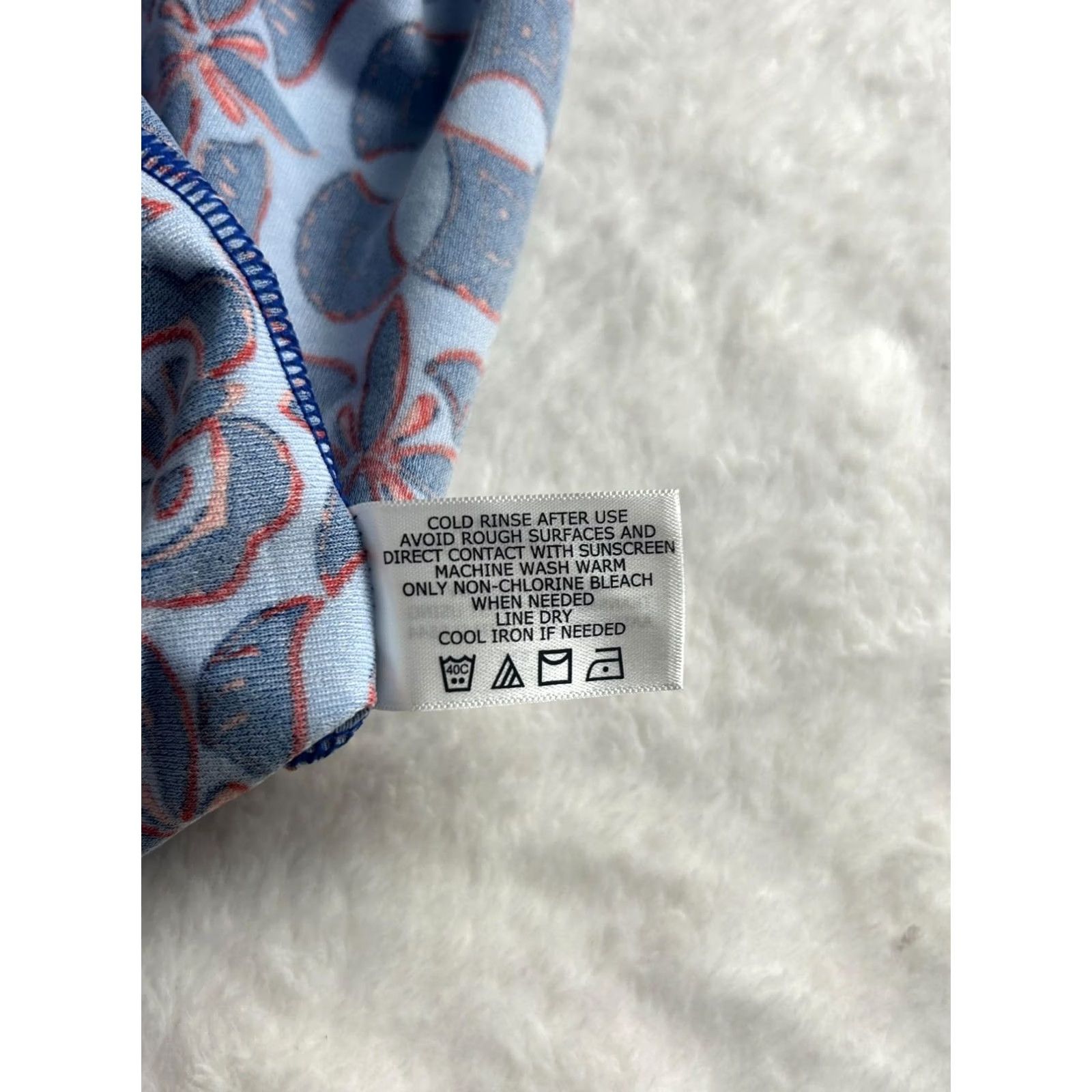 Vintage Coolibar Womens Long Sleeve Water Jacket XL Blue Floral UPF 50+ UV Lightweight Hoodie Jacket Size XL / US 12-14 / IT 48-50 - 6 Thumbnail