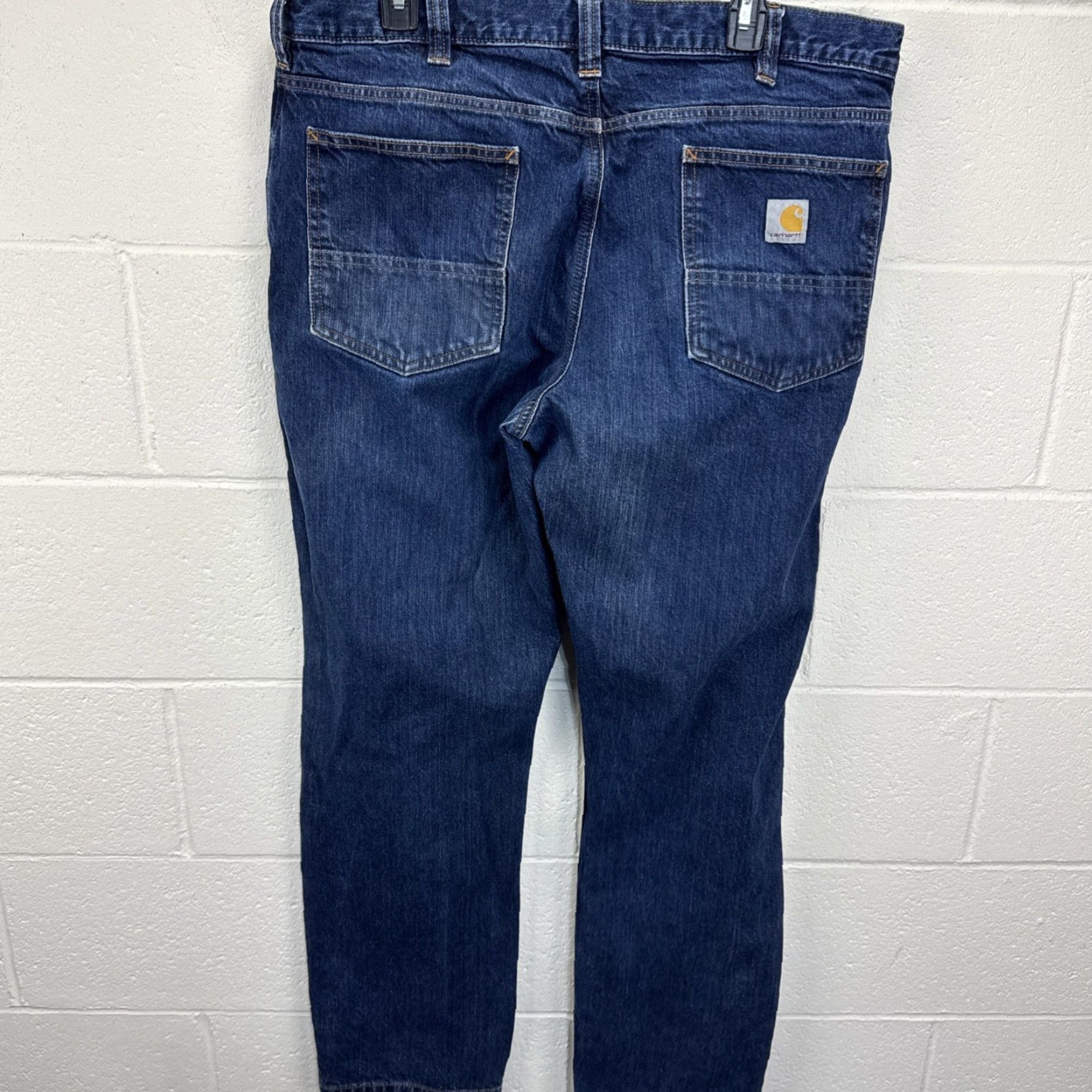 Carhartt VINTAGE Carhartt Jeans Mens 38x34 Relaxed Fit Straight Workwear Denim BD5119-M Size US 38 / EU 54 - 7 Thumbnail