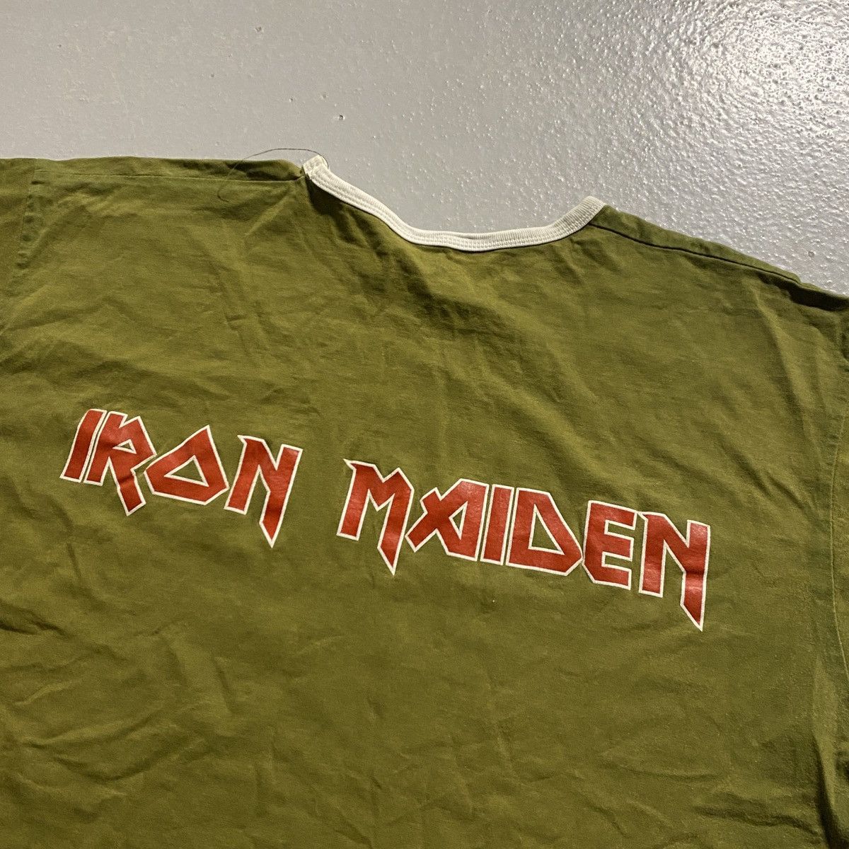 Iron Maiden Vintage faded very rare 90’s iron maiden t-shirt Size US L / EU 52-54 / 3 - 6 Thumbnail