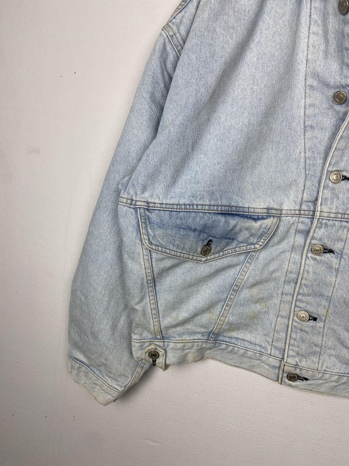 Levi's Vintage Clothing VINTAGE 80s LEVIS ALASKA WASHSTONE KING OF RIVER DENIM Size US L / EU 52-54 / 3 - 5 Thumbnail