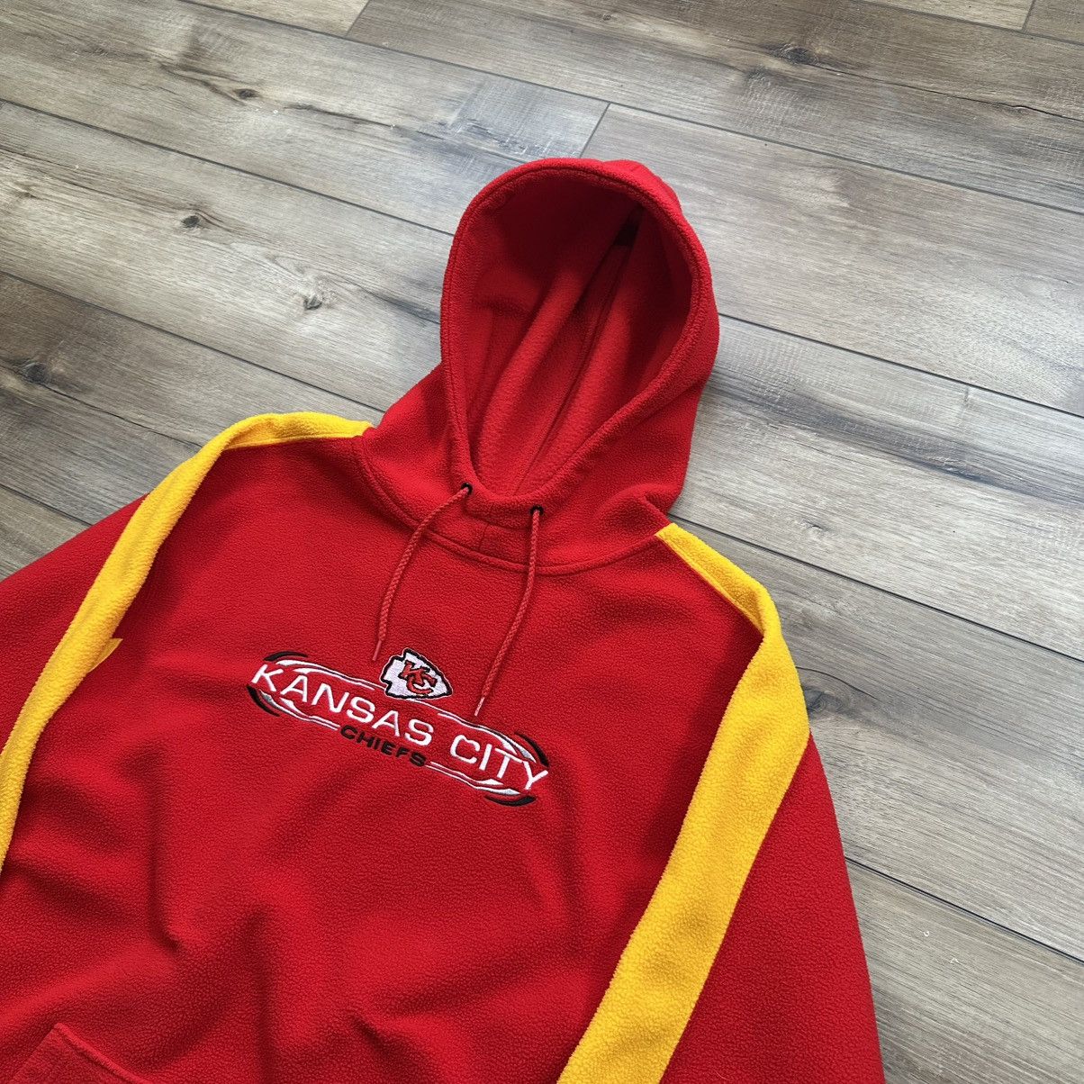 NFL Vintage 2000s Kansas City Chiefs Fleece Embroidered Hoodie Size US M / EU 48-50 / 2 - 4 Thumbnail