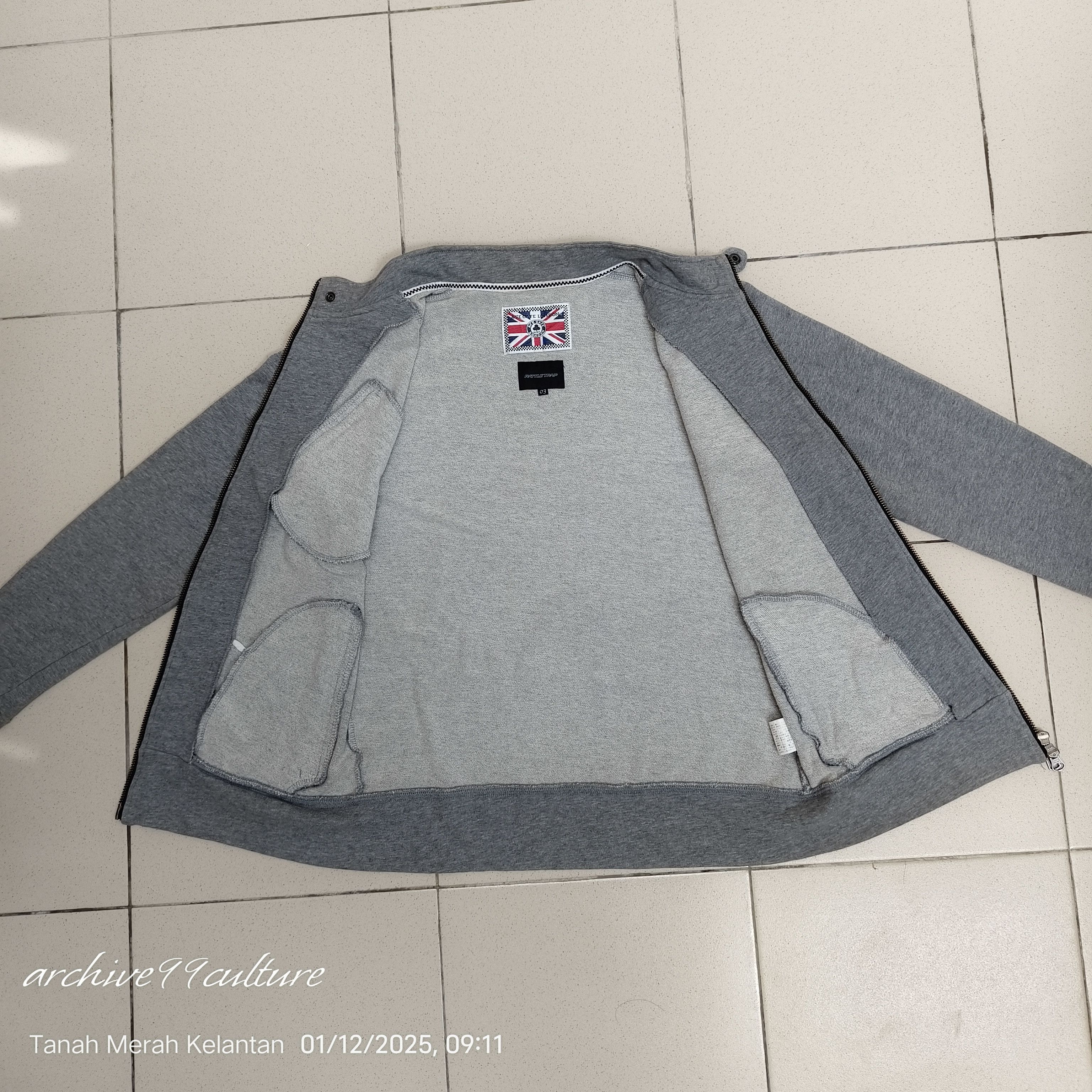Japanese Brand Rattle trap x Ace Cafe London racing sweat zipper jacket Size US XS / EU 42 / 0 - 7 Thumbnail