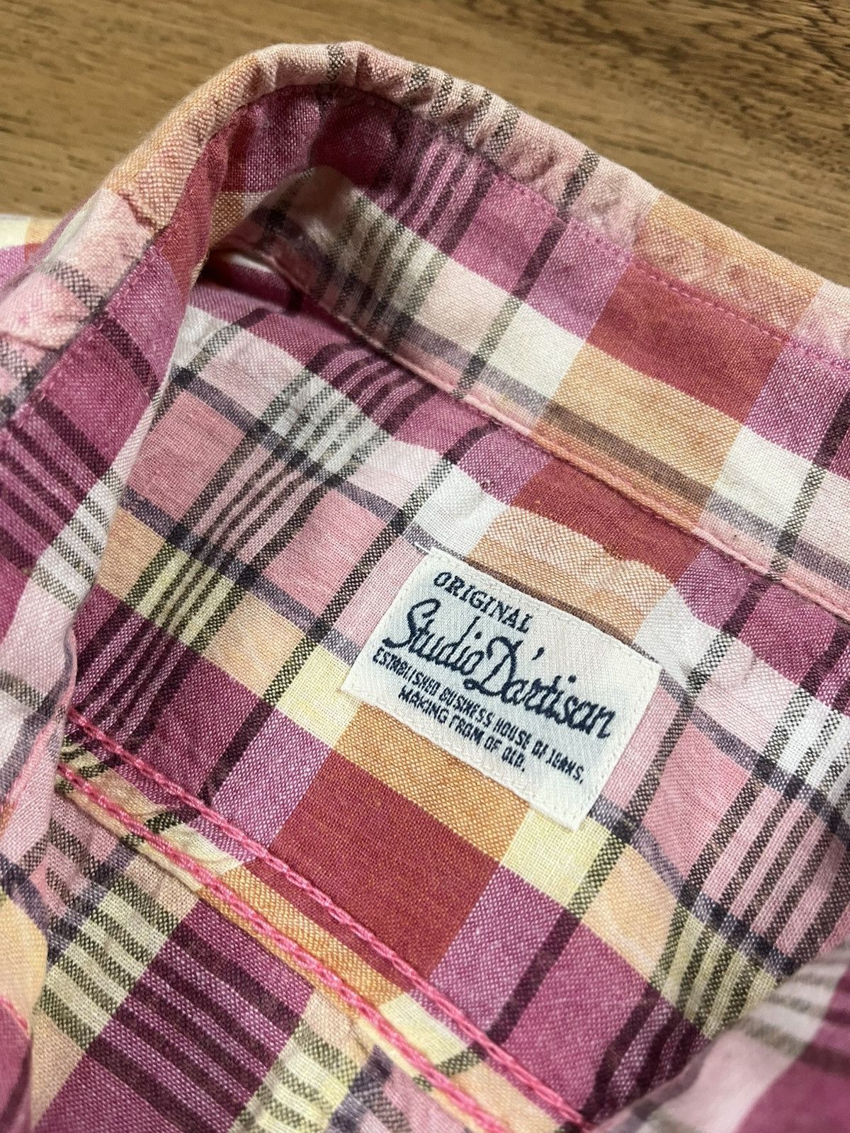 Studio D'Artisan Studio D'artisan plaid button ups Size US S / EU 44-46 / 1 - 2 Thumbnail