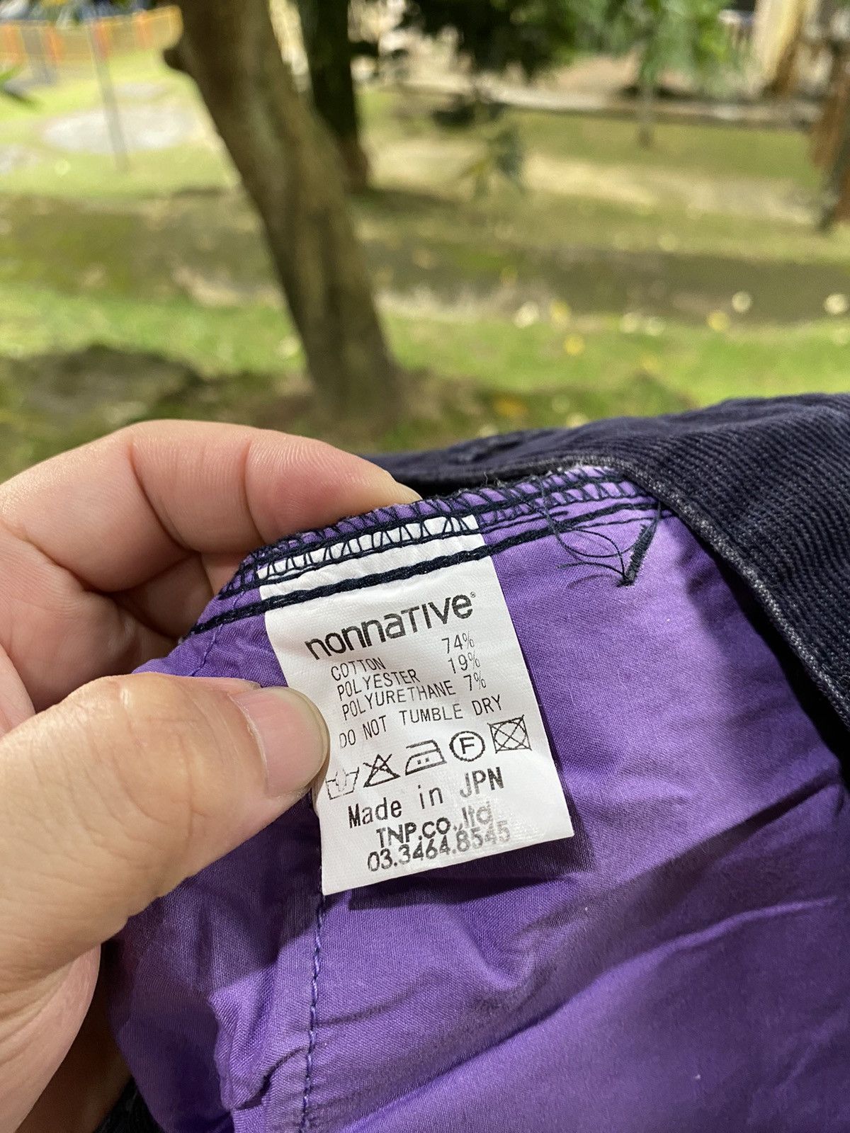 Japanese Brand × Lad Musician × Nonnative 2000s Nonactive indigo courduroy pants Size US 32 / EU 48 - 13 Thumbnail