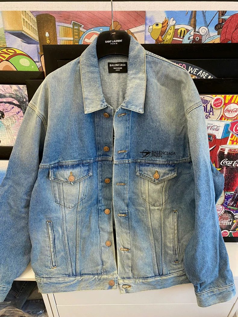 Balenciaga Balenciaga Retro washed denim jacket Size US XS / EU 42 / 0 - 3 Thumbnail