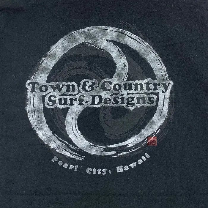 Vintage Vintage 90’ TOWN COUNTRY T&C Surf Design Hawaii Tee Shirt Size US M / EU 48-50 / 2 - 7 Thumbnail