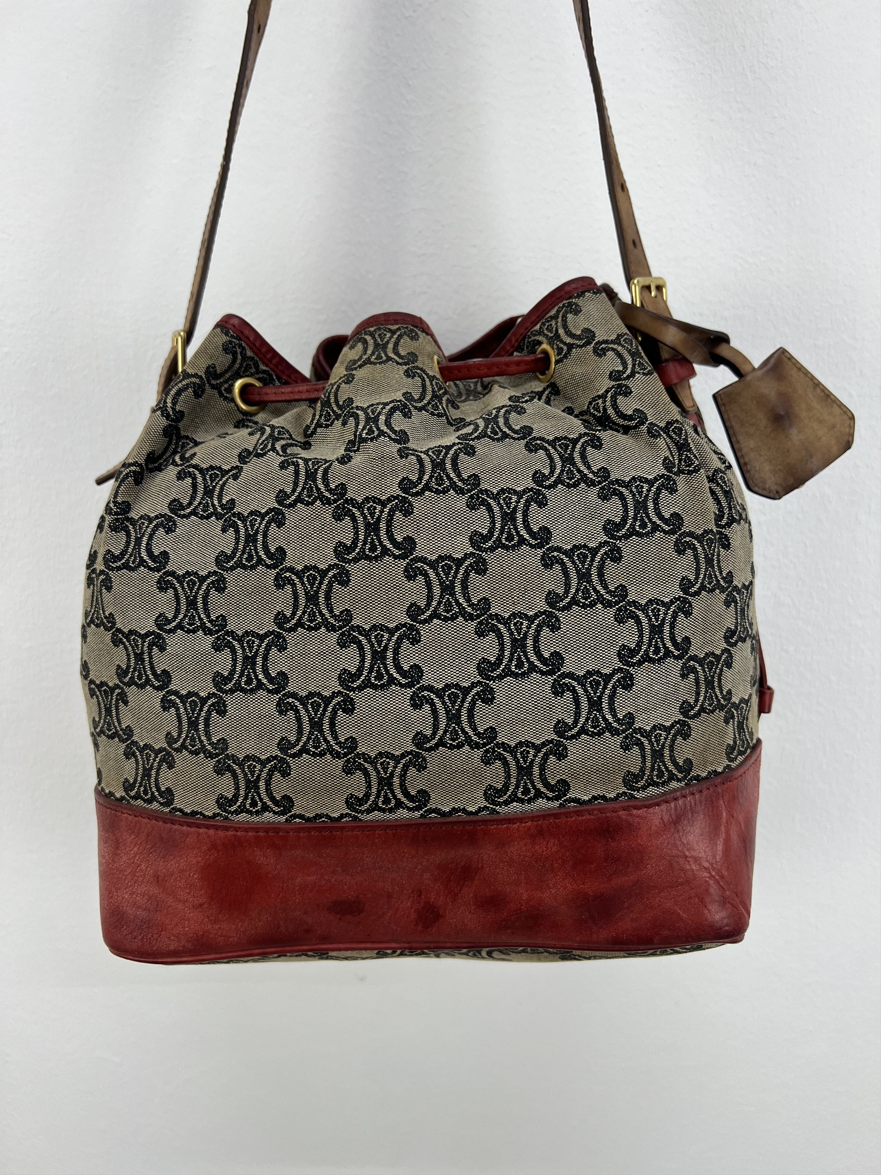 Celine Vintage Celine Monogram Macadam Bucket bag Size ONE SIZE - 1 Thumbnail